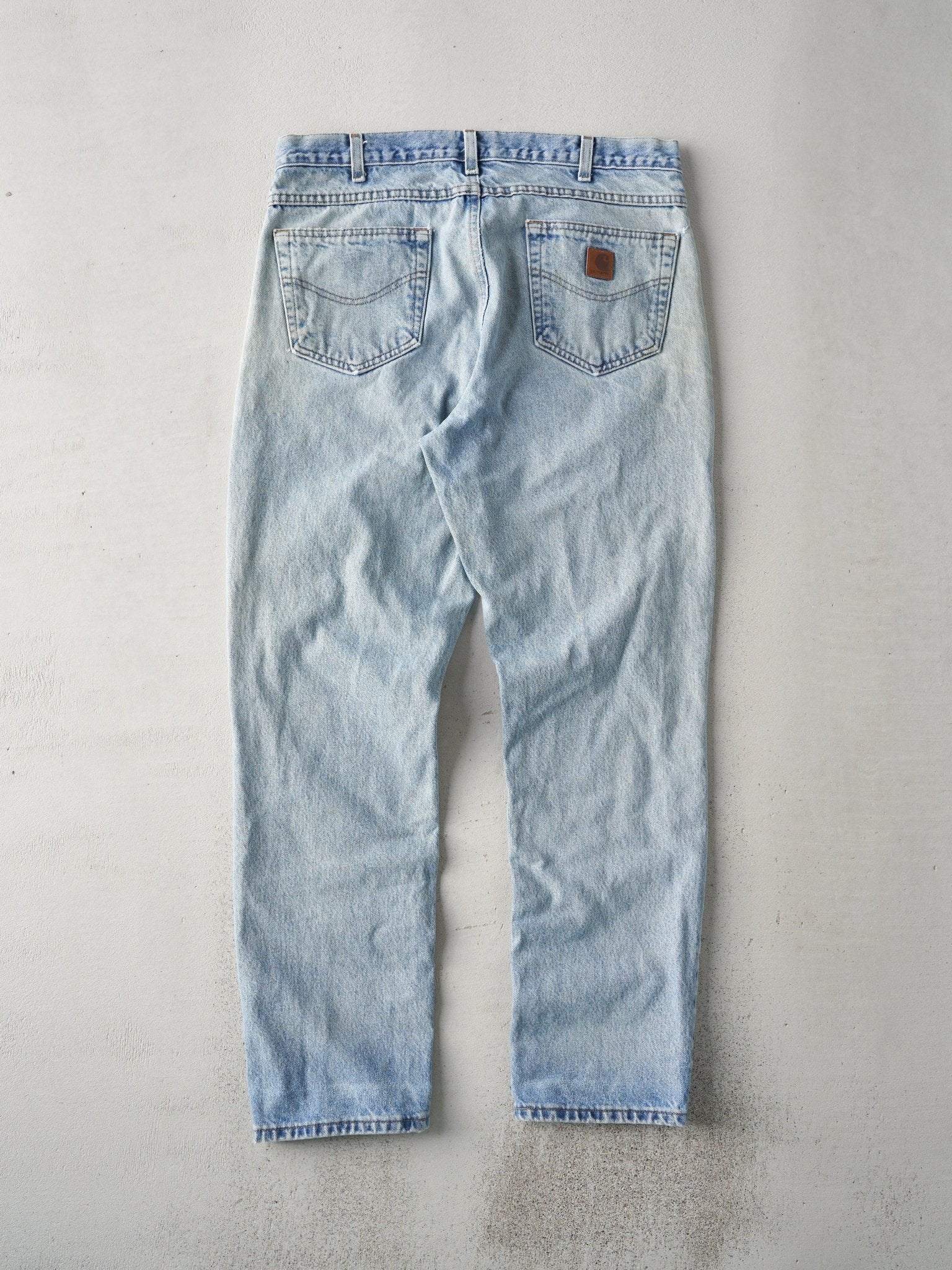 Vintage 90s Light Light Wash Carhartt Traditional Fit Jeans (36x31)