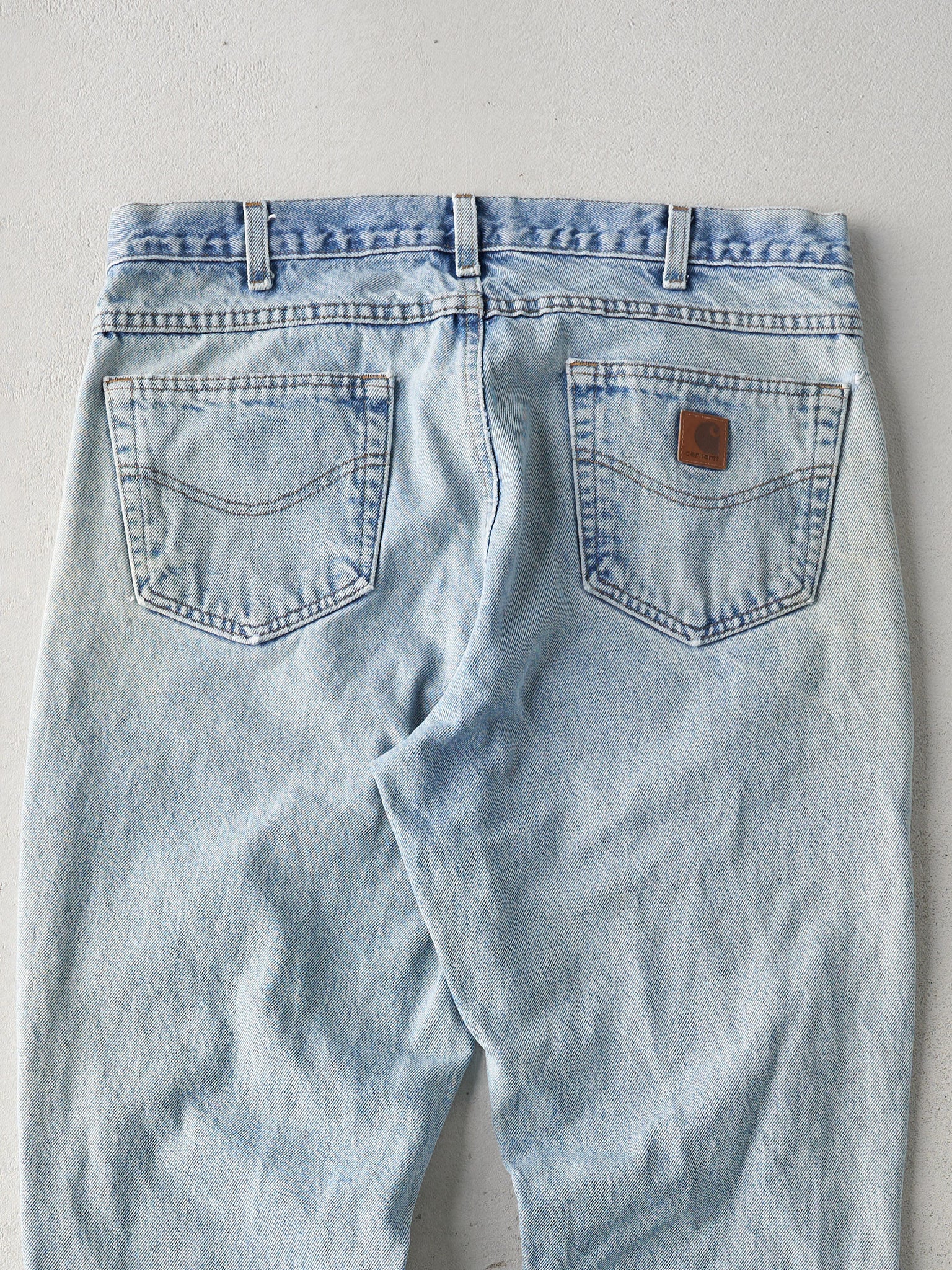 Vintage 90s Light Light Wash Carhartt Traditional Fit Jeans (36x31)