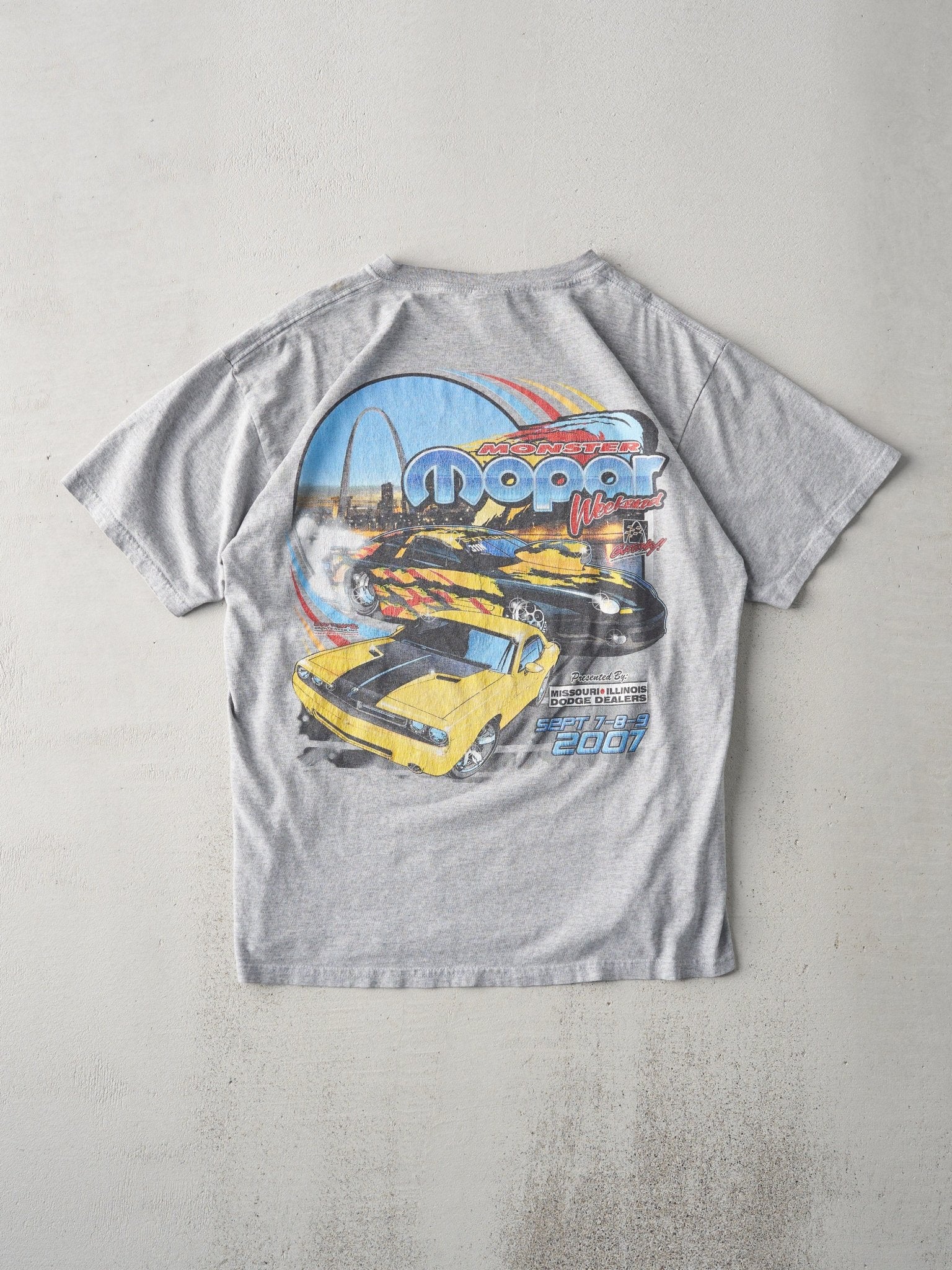 Vintage 07' Grey "Monster Mopor Weekend" Tee (M)