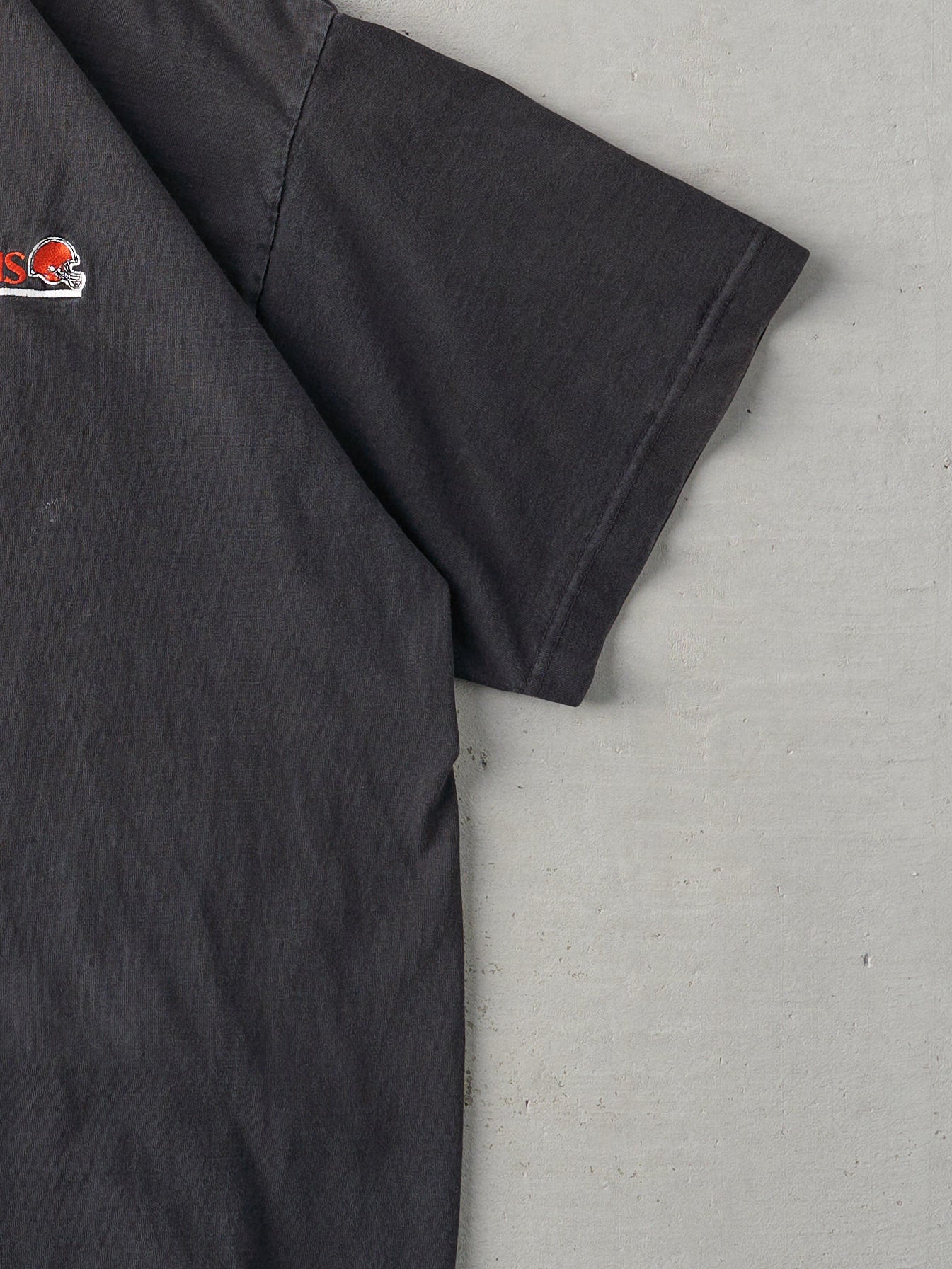 Vintage 90s Faded Black Cleveland Browns Tee (L/XL)