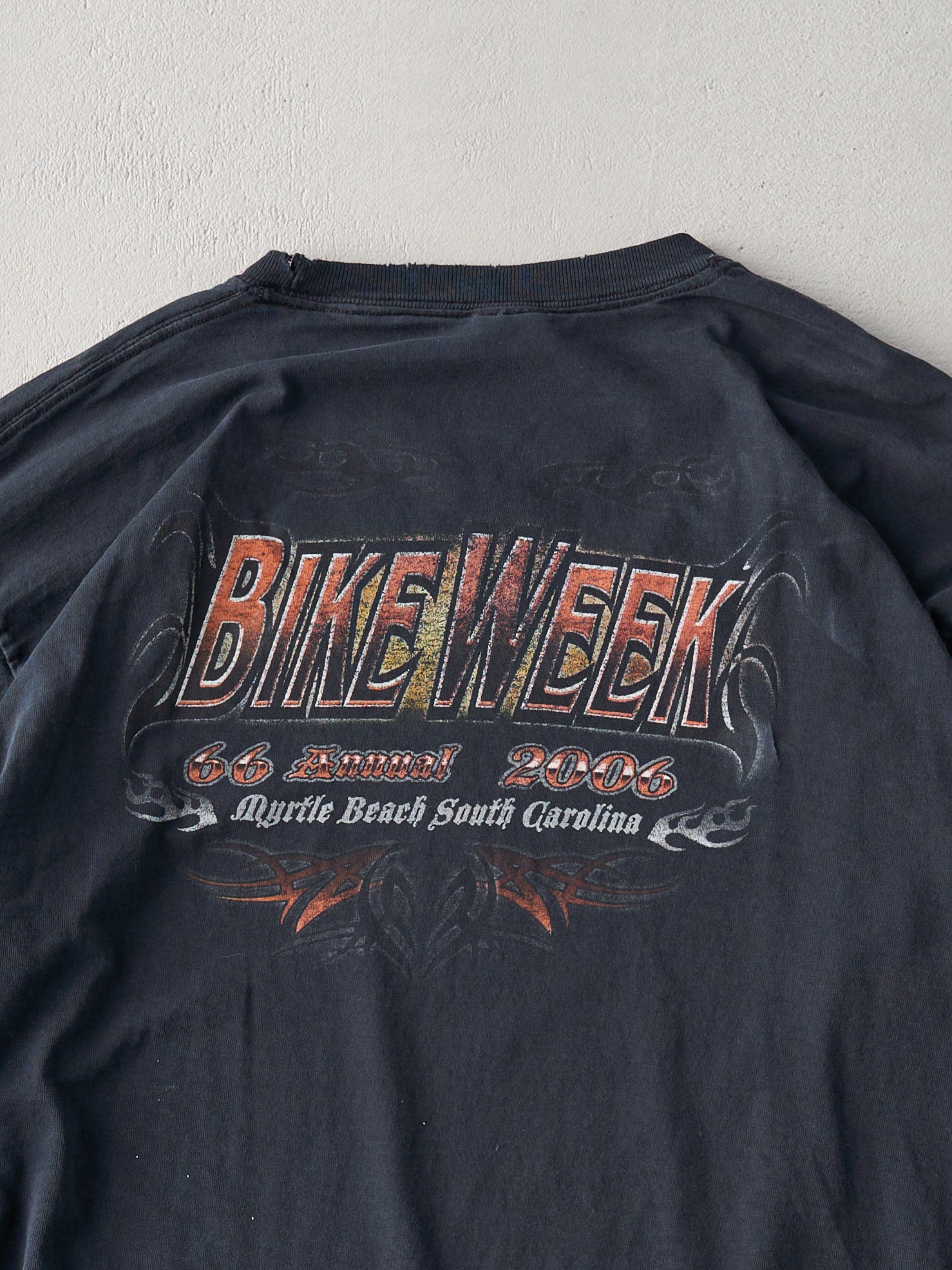 Vintage 06' Black Myrtle Beach Bike Week Long Sleeve (L)