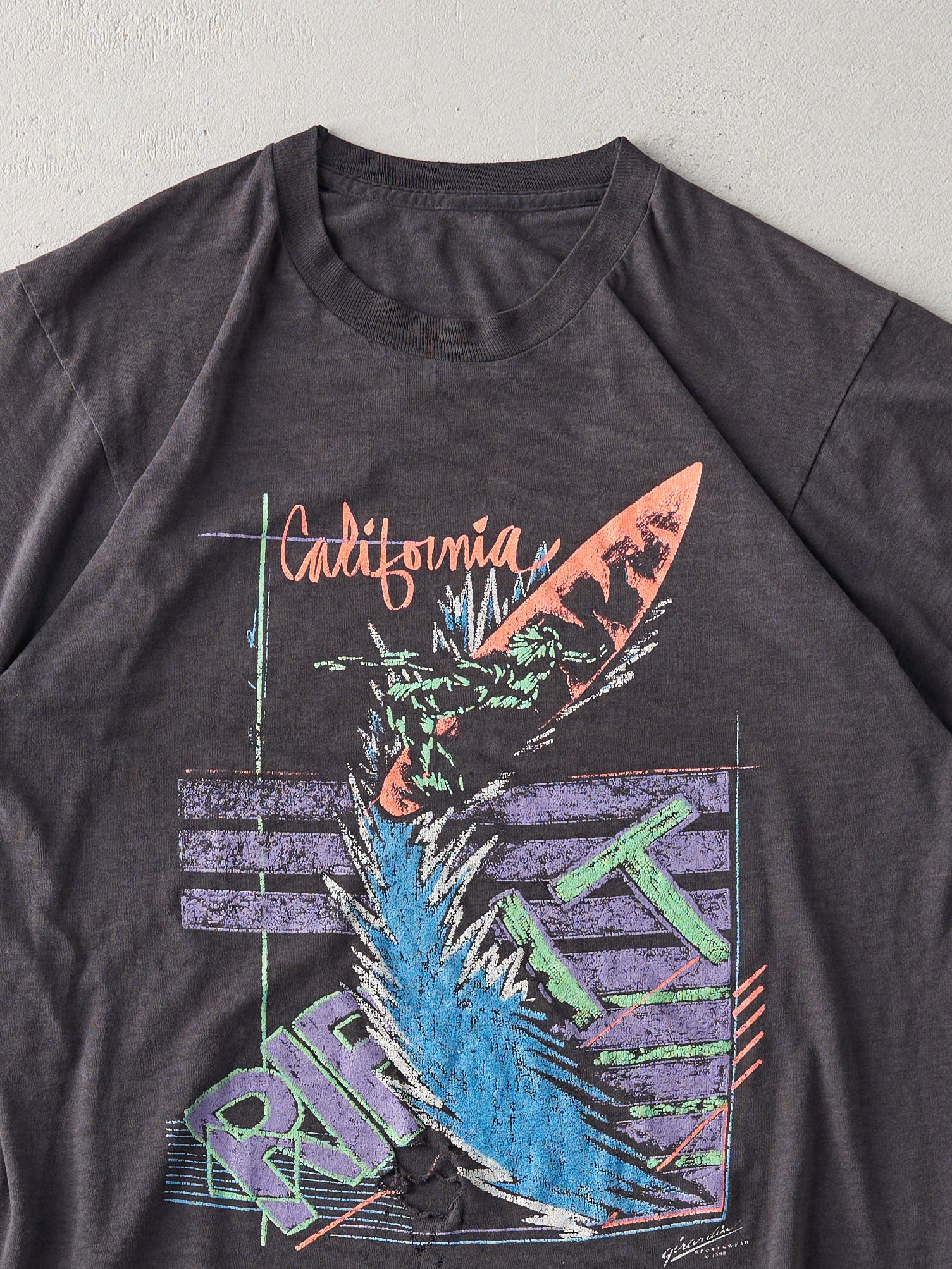 Vintage 88' Black "California Rip It" Tee (S)