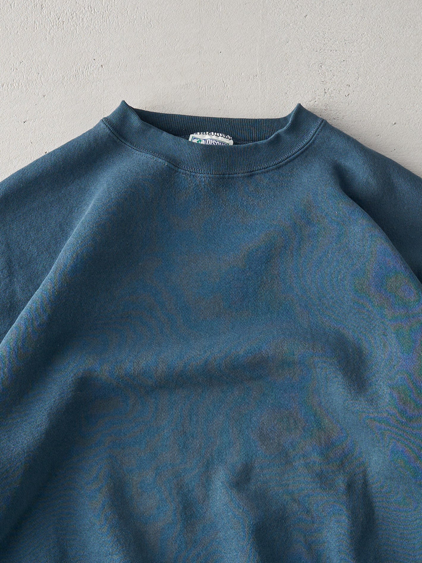 Vintage 90s Teal Discus Athletic Crewneck (XL)