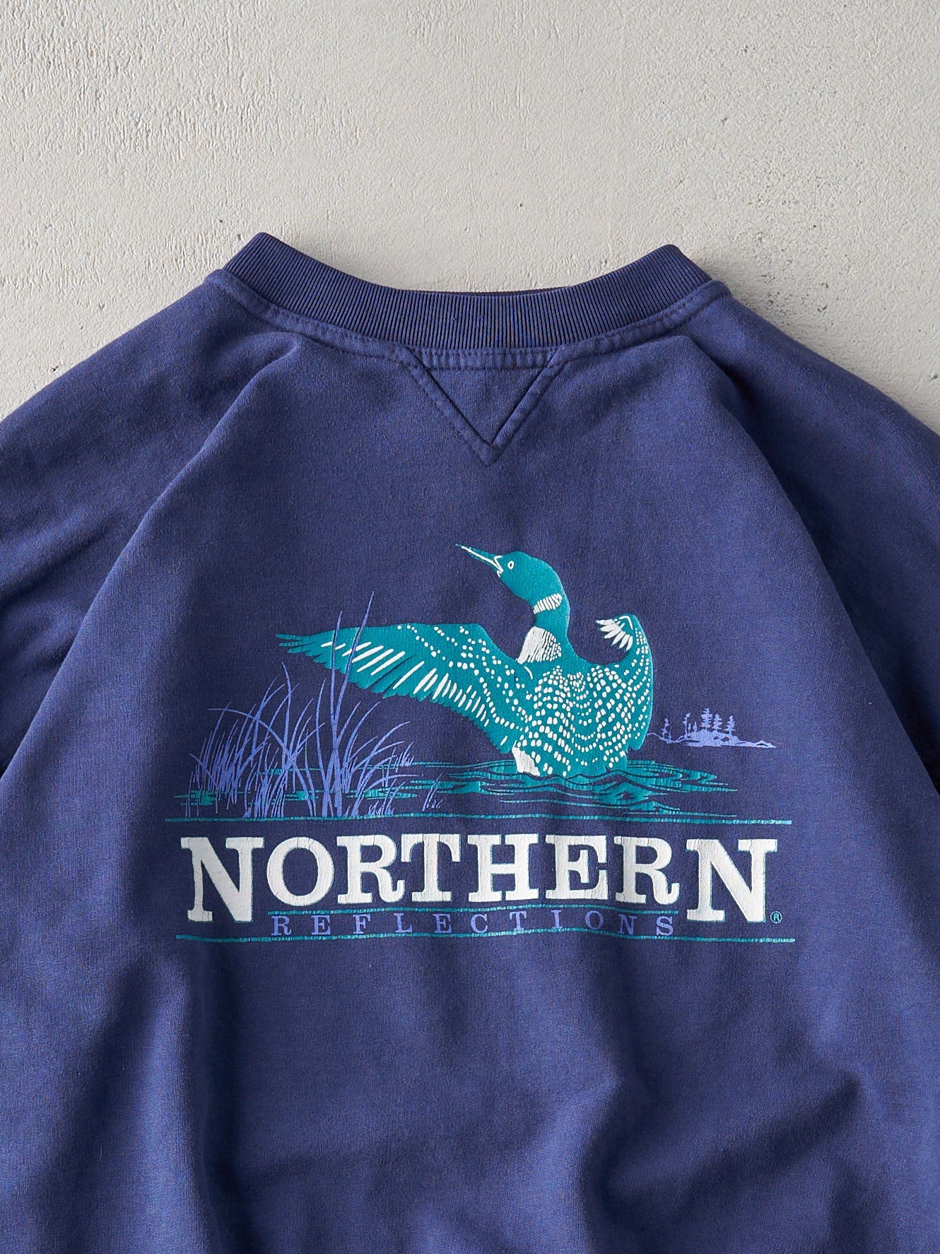 Vintage 90s Navy Northern Reflections Crewneck (M)