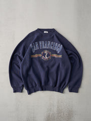 Vintage 90s Navy San Francisco Embroidered Crewneck (M)