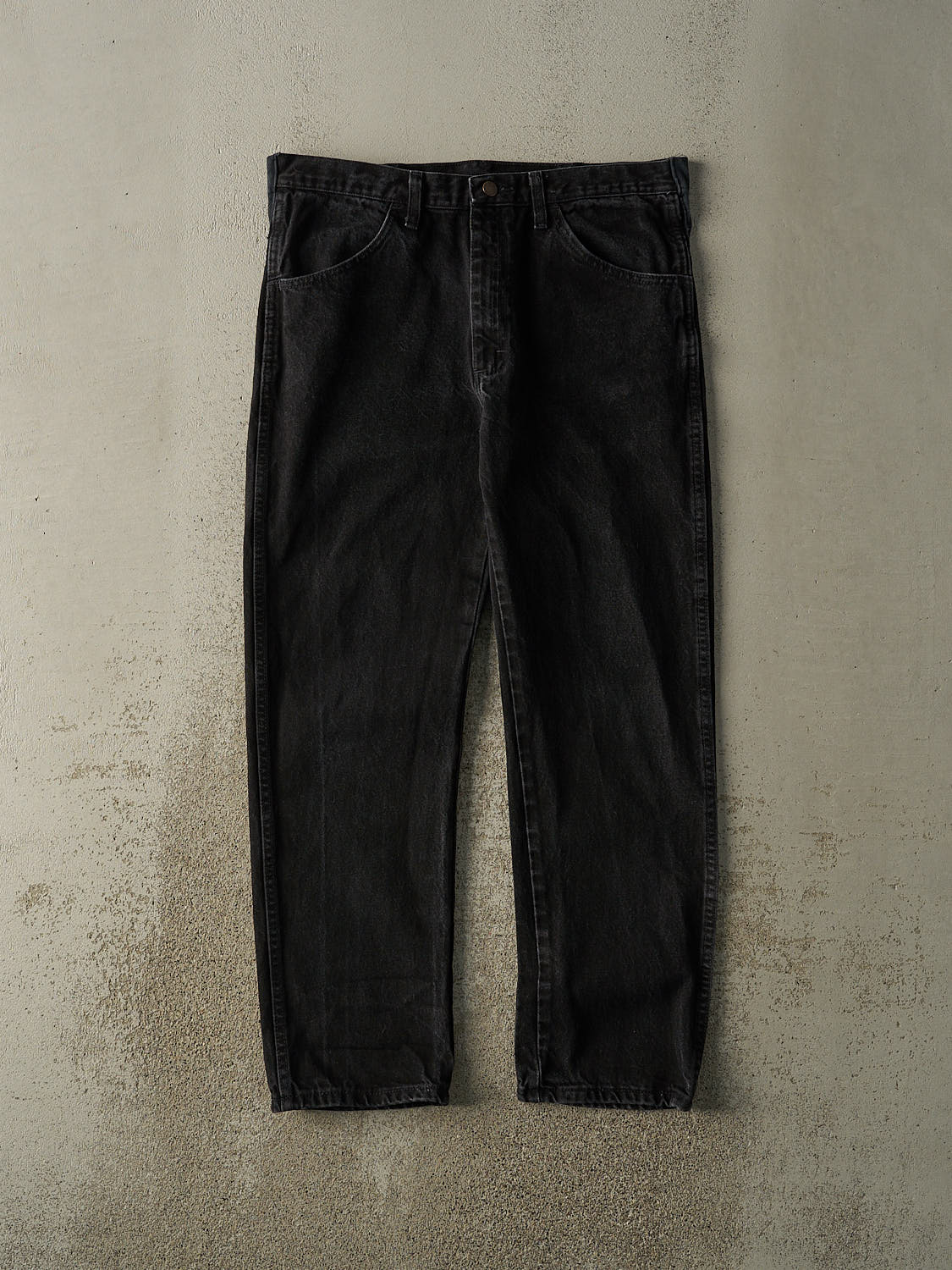 Vintage 90s Black Rustler Denim Pants (35x29)