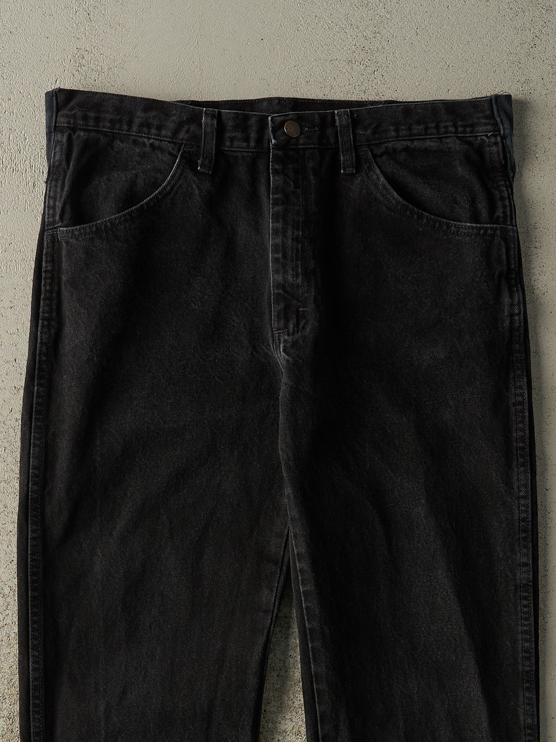 Vintage 90s Black Rustler Denim Pants (35x29)