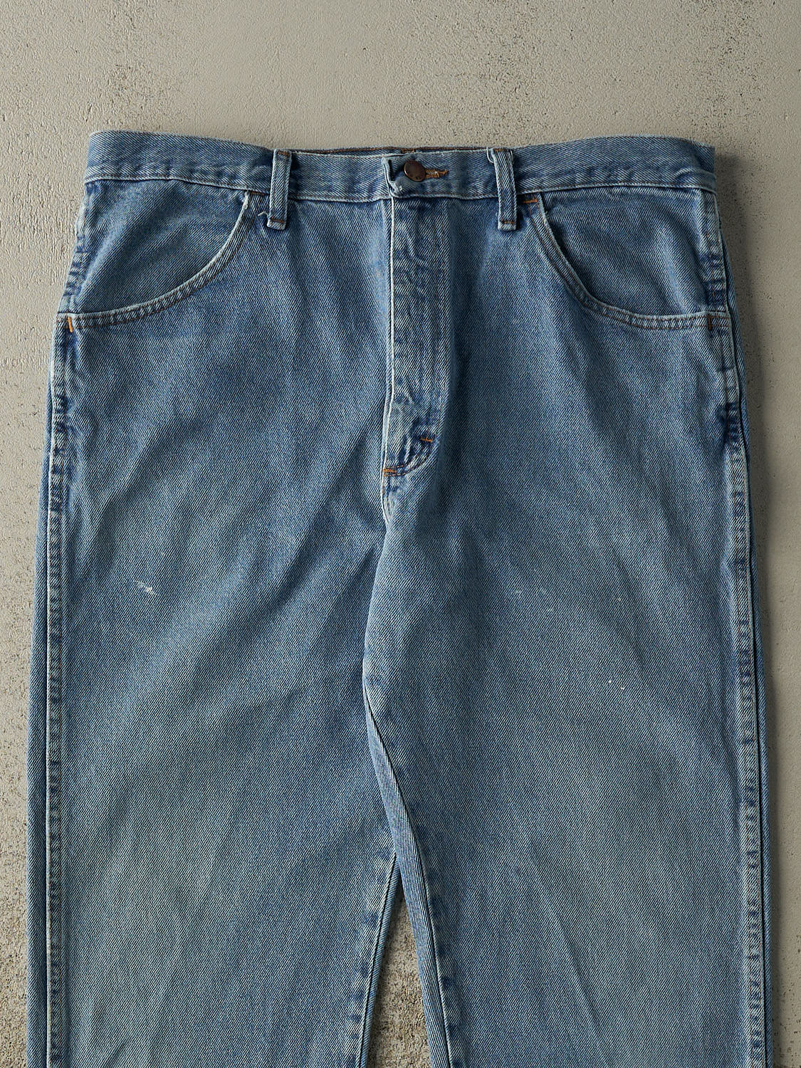 Vintage 90s Light Wash Rustler Jeans (36x33)