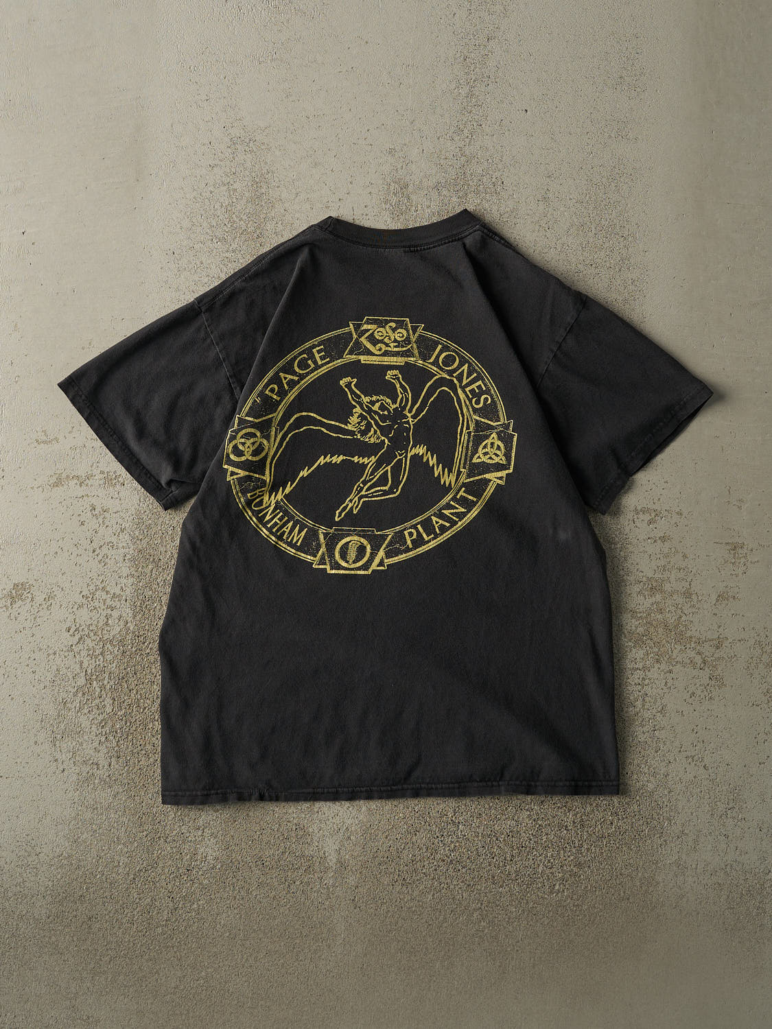Vintage 99' Faded Black Led Zeppelin Tee (L)