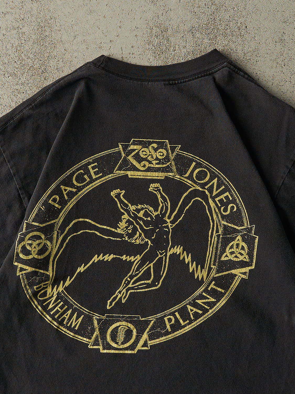 Vintage 99' Faded Black Led Zeppelin Tee (L)