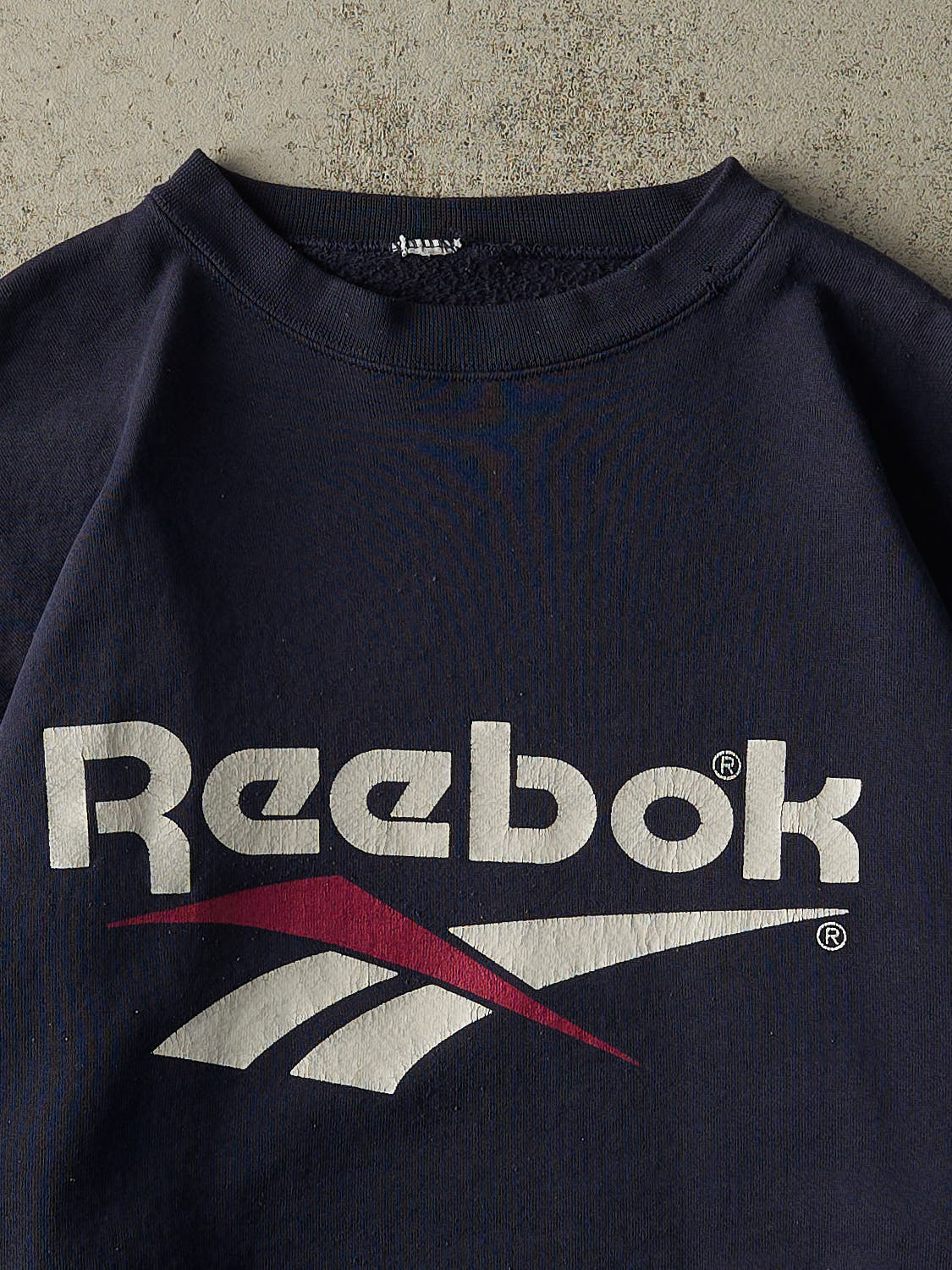 Vintage 90s Navy Blue Reebok Logo Crewneck (L) – Rebalance Vintage