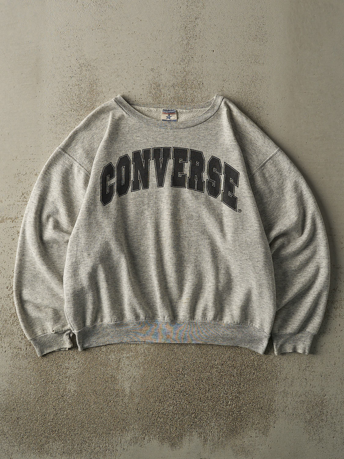 Vintage 90s Heather Grey Converse Crewneck (M/L)
