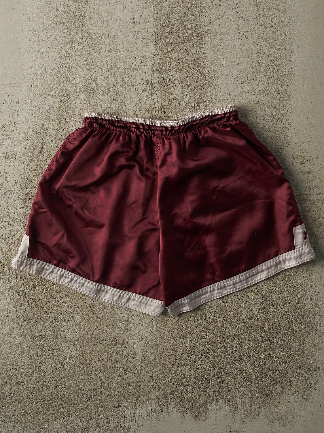 Vintage 90s Burgundy Diadora Track Shorts (26x6)