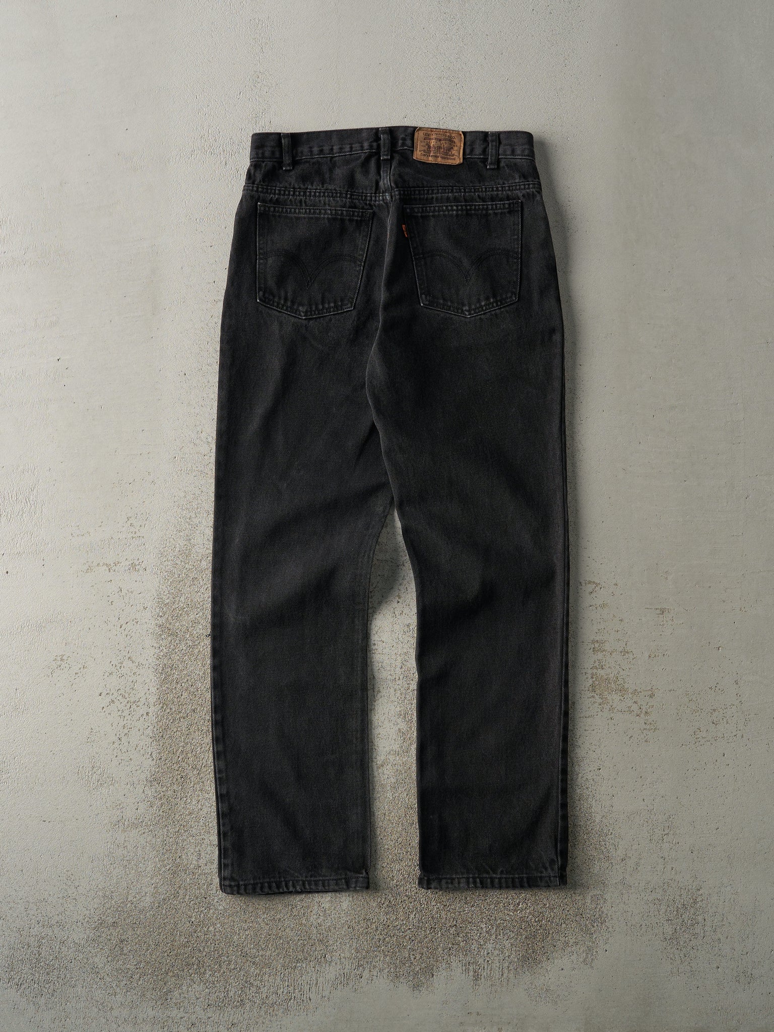 Vintage 90s Black Levi's Orange Tab Denim Pants (32x30.5)