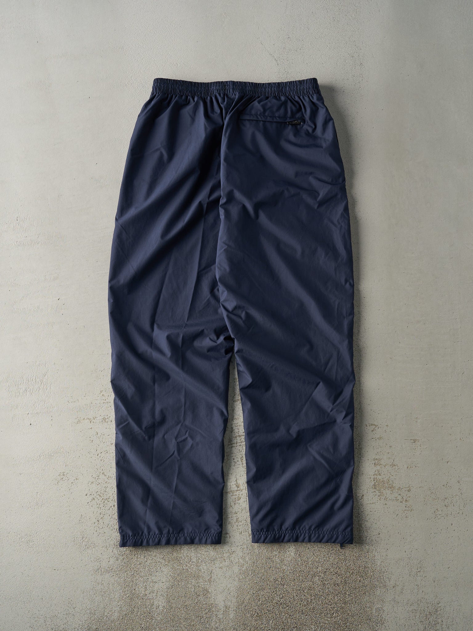 Vintage 90s Navy Blue Champion Windbreaker Pants (33x31.5)