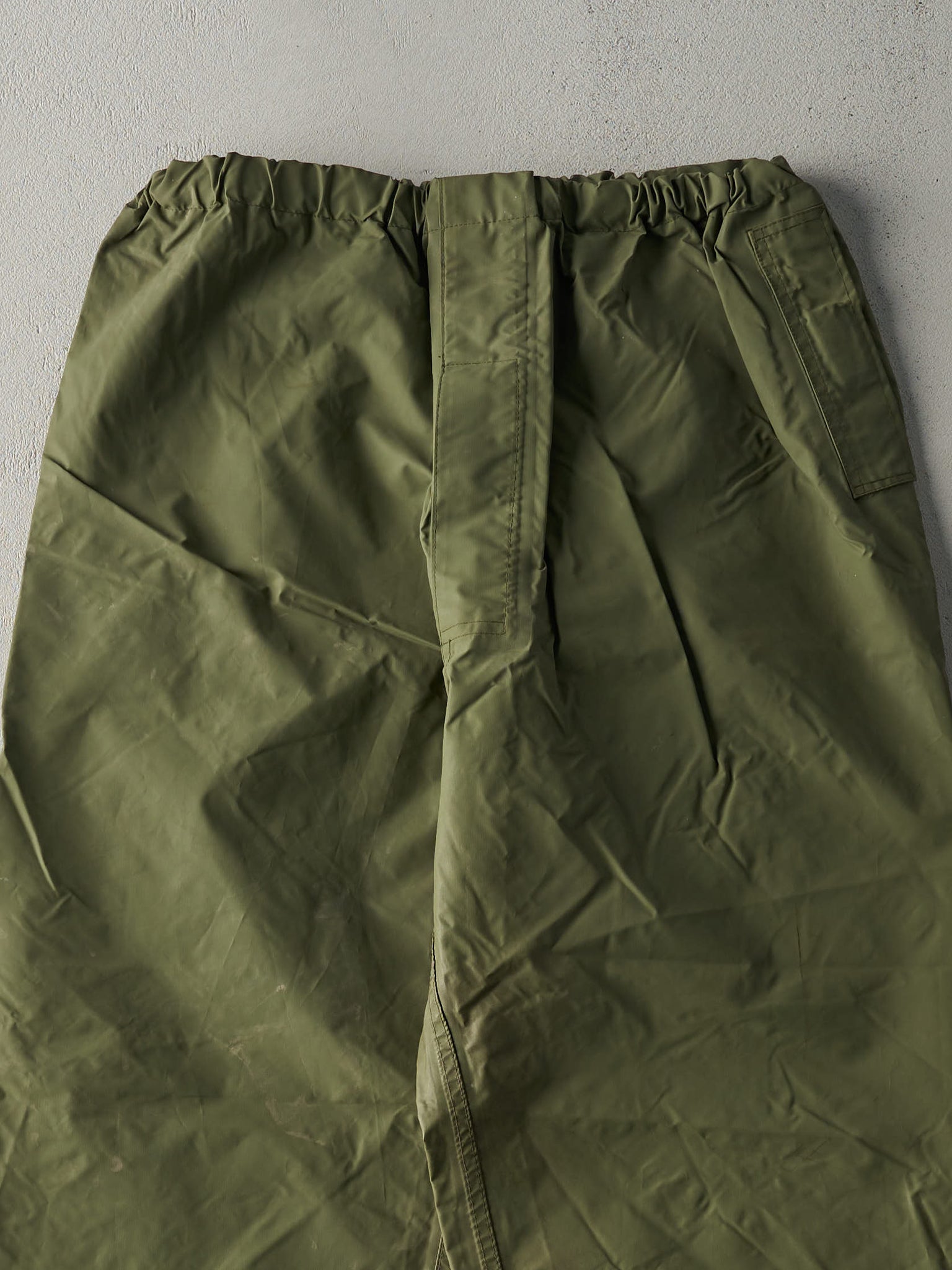 Vintage 90s Army Green Military Rain Pants (32x29)