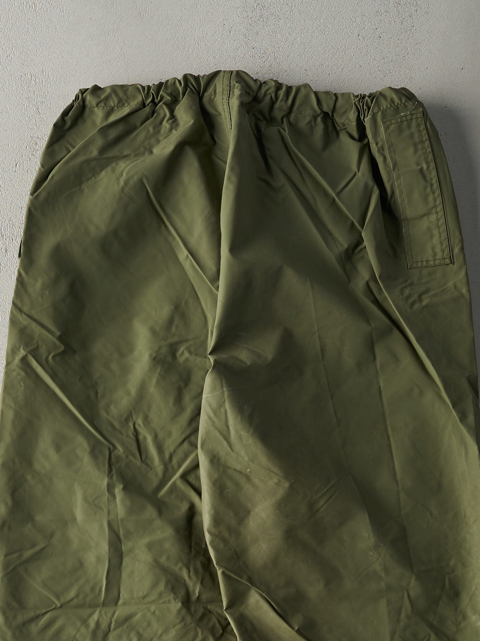 Vintage 90s Army Green Military Rain Pants (32x29)