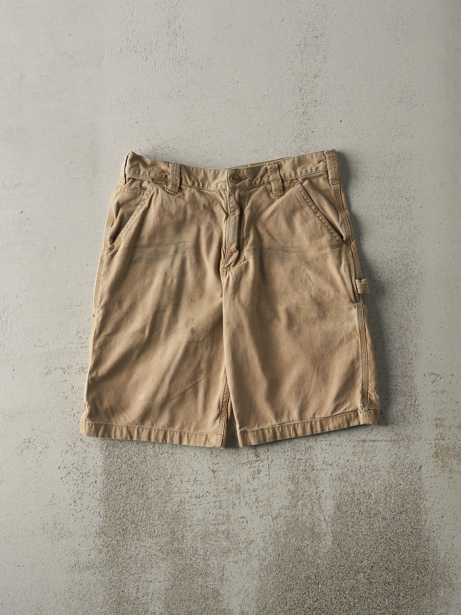 Vintage Y2K Beige Carhartt Carpenter Shorts (33x11)