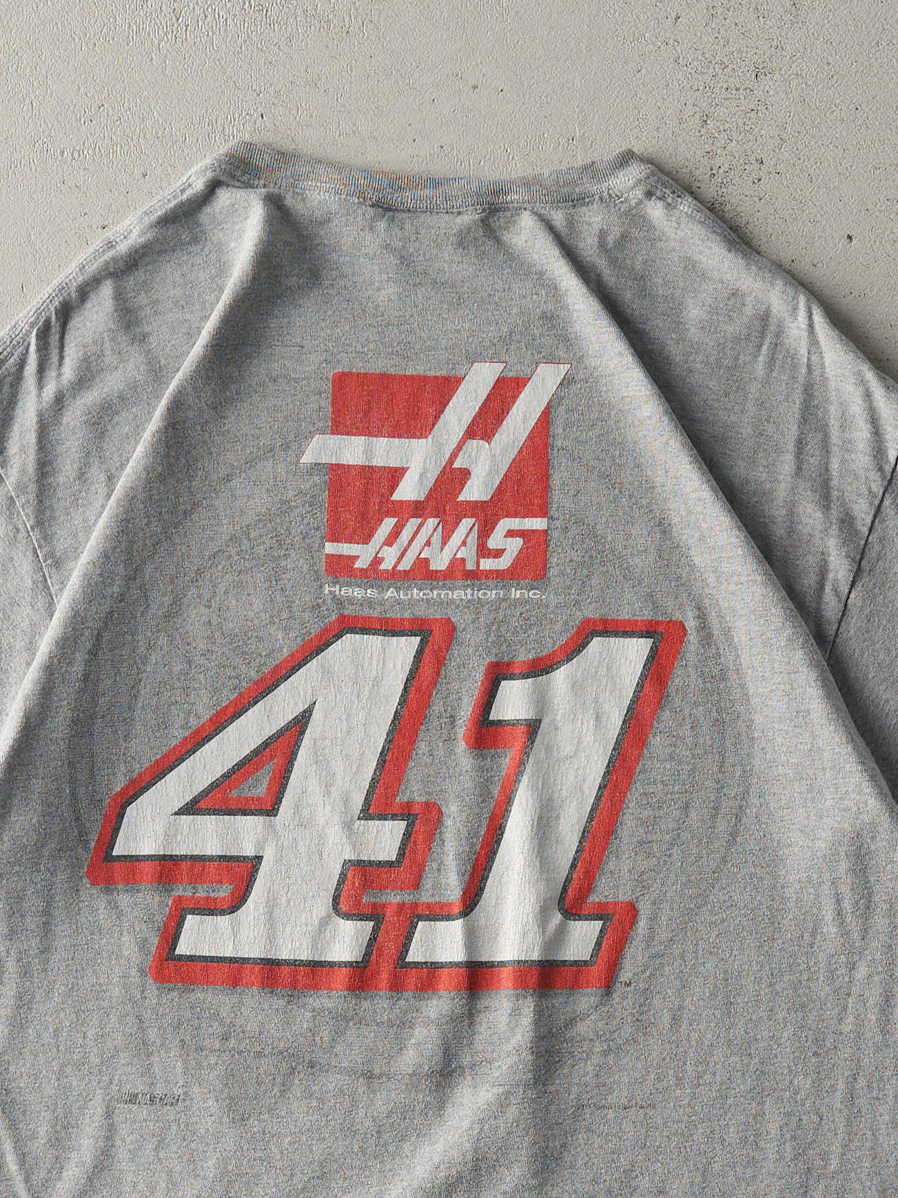 15' Grey Kurt Busch Nascar Racing Tee (M)