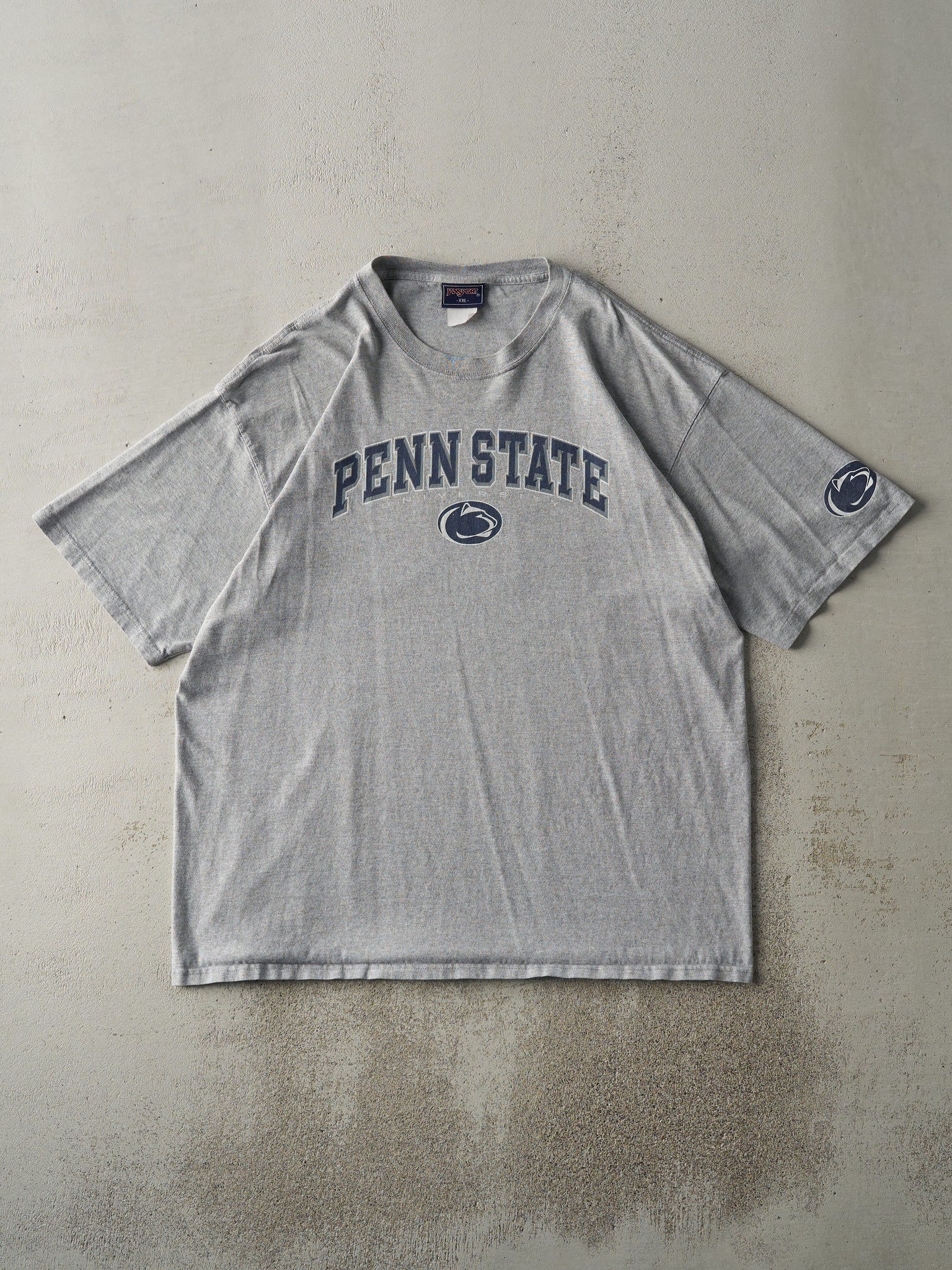 Vintage Y2K Grey Penn State University Tee (XL/XXL)