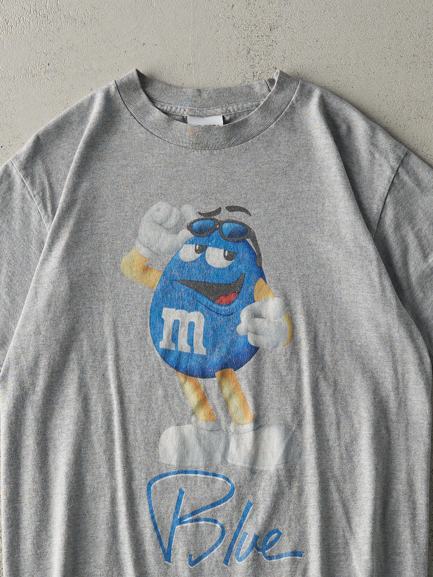 Vintage 11' Grey Blue M&M's Candy Tee (S/M)