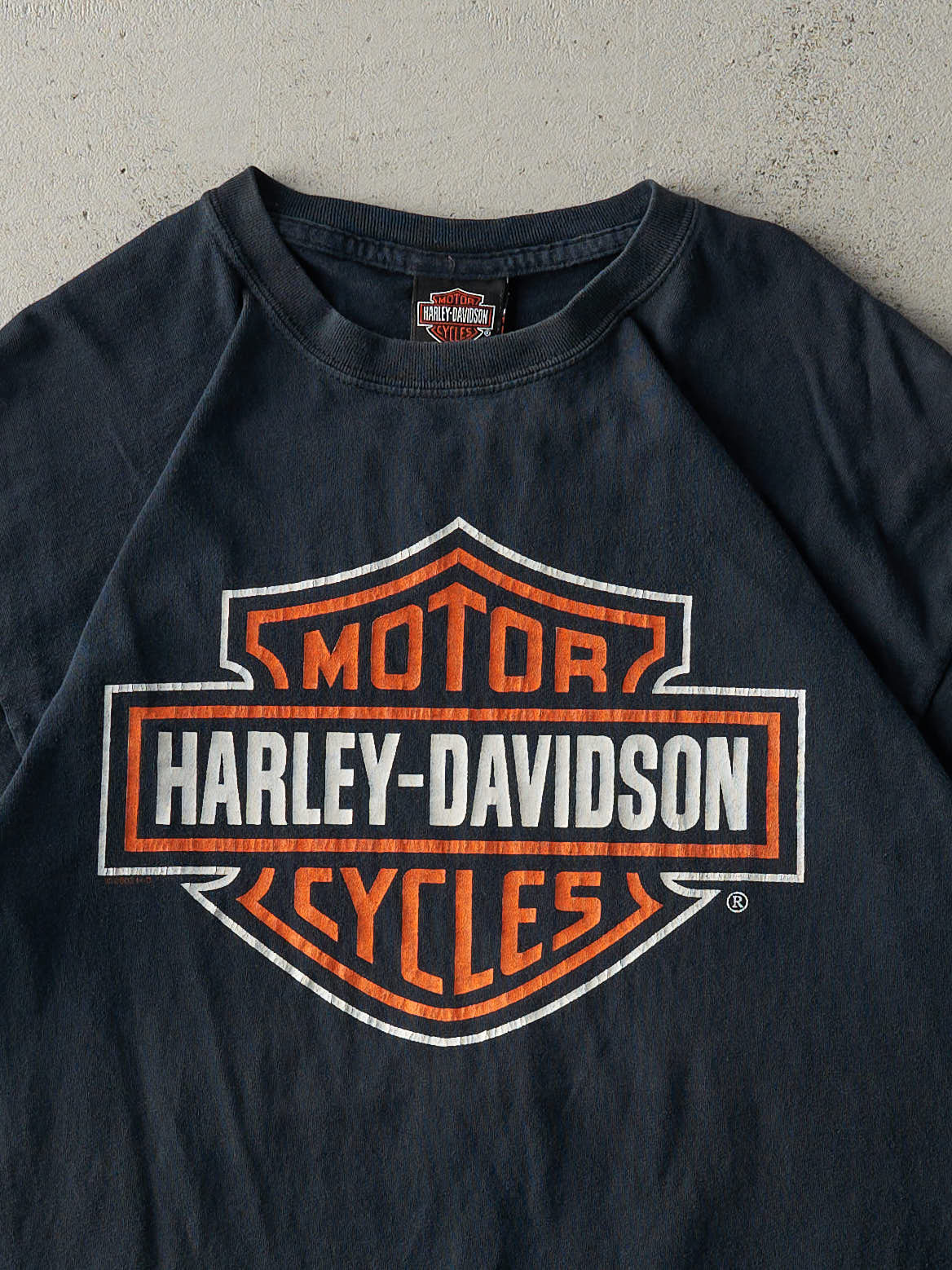 Vintage 03' Black Harley Davidson Logo Tee (M)