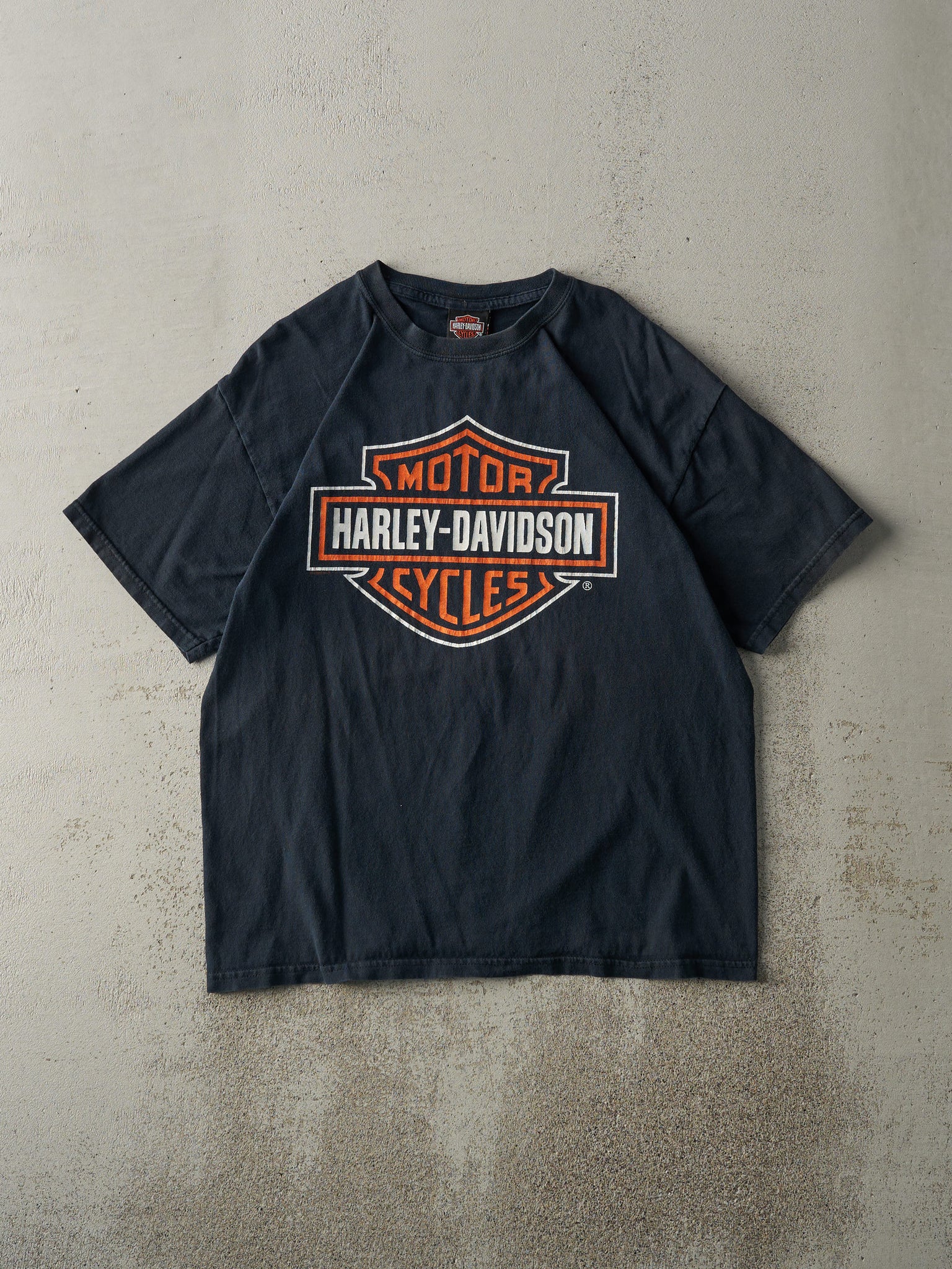 Vintage 03' Black Harley Davidson Logo Tee (M)