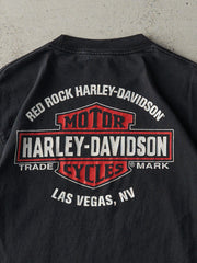 Vintage 12' Black Las Vegas, NV Harley Davidson Pocket Tee (S/M)