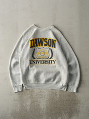 Vintage 80s Heather Grey Dawson University Crewneck (L)