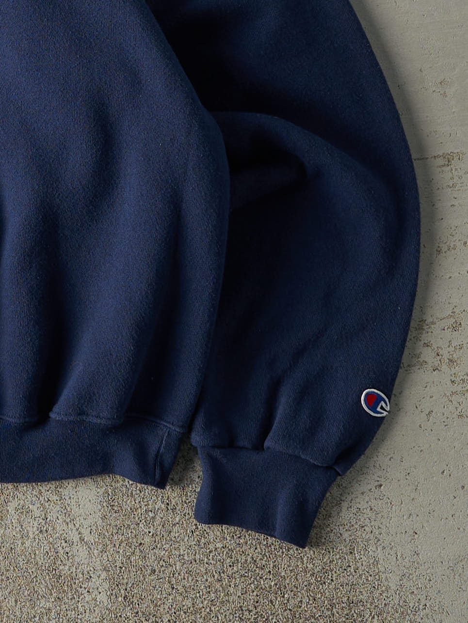 Vintage 90s Navy Blue Champion Logo Crewneck (L)