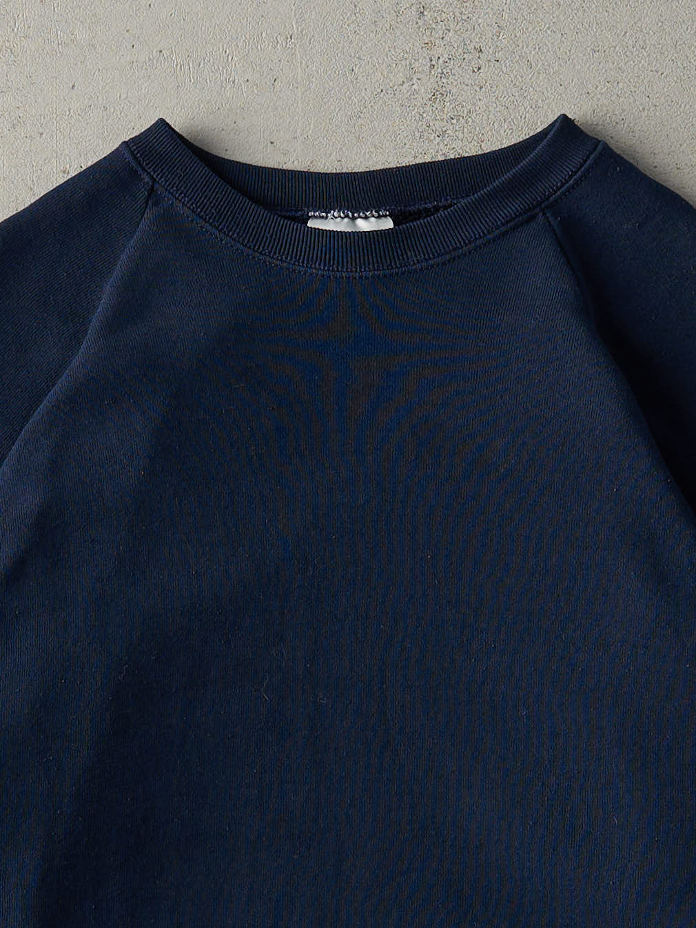 Vintage 90s Navy Blue Blank Crewneck (L)