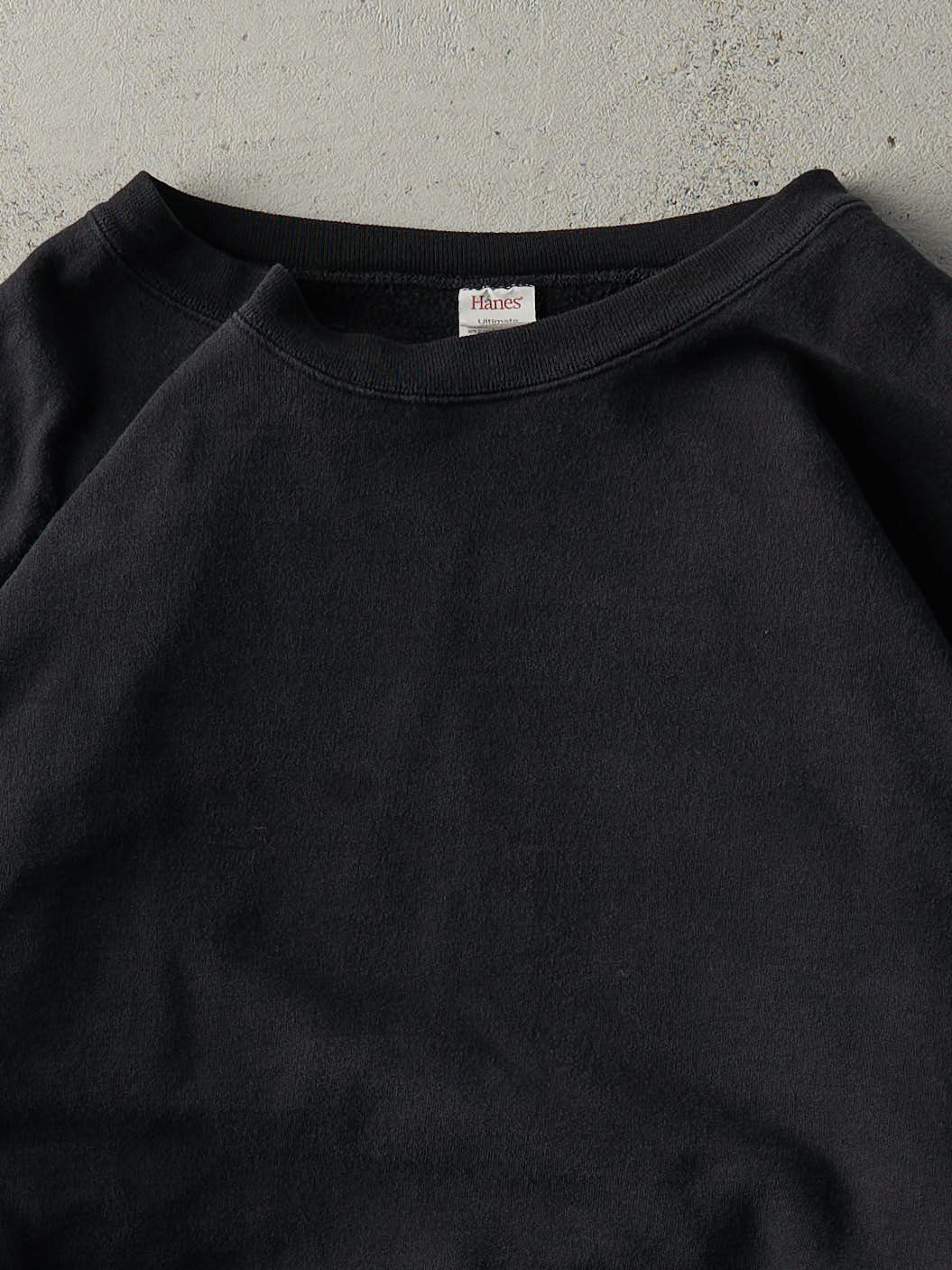 Vintage Y2K Black Blank Crewneck (XXL)