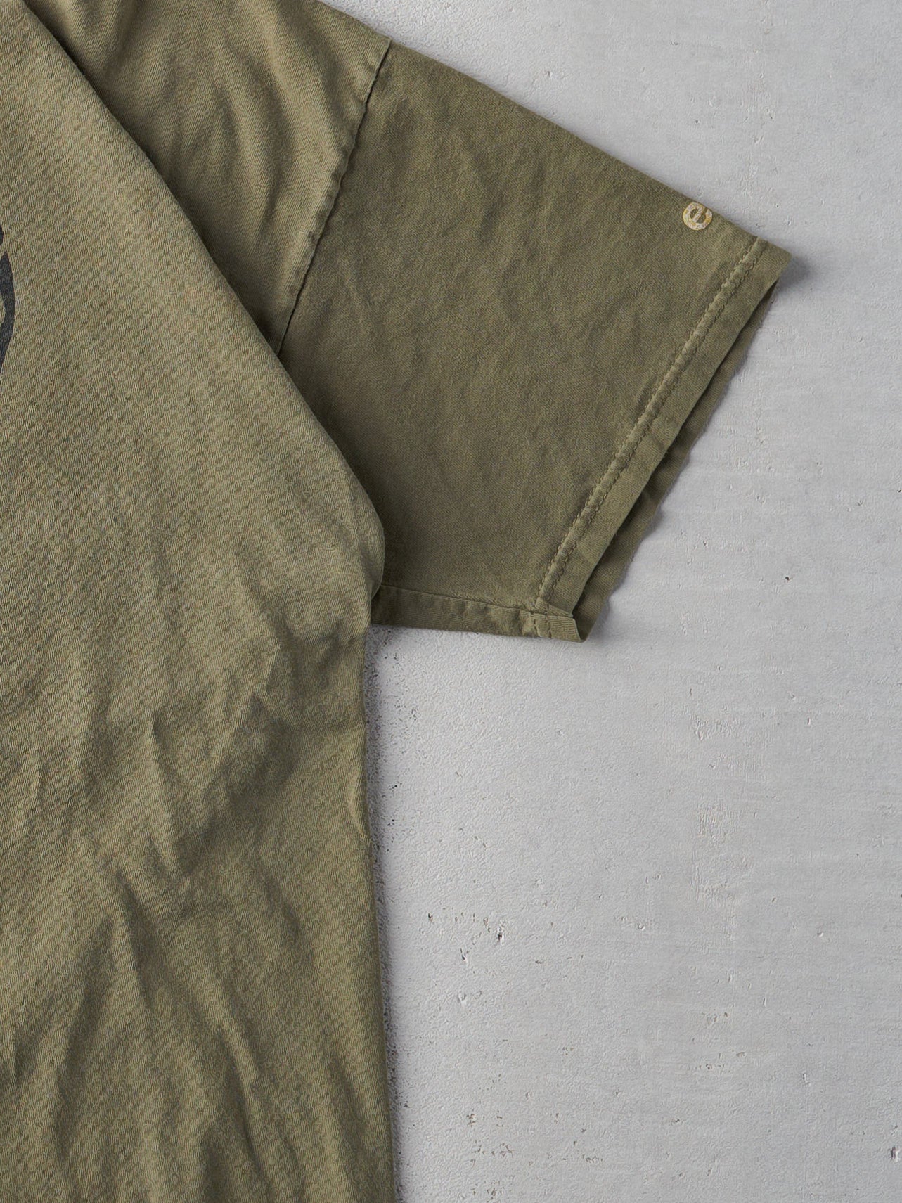 Vintage Y2K Army Green Enjoi Skateboard Tee (M)