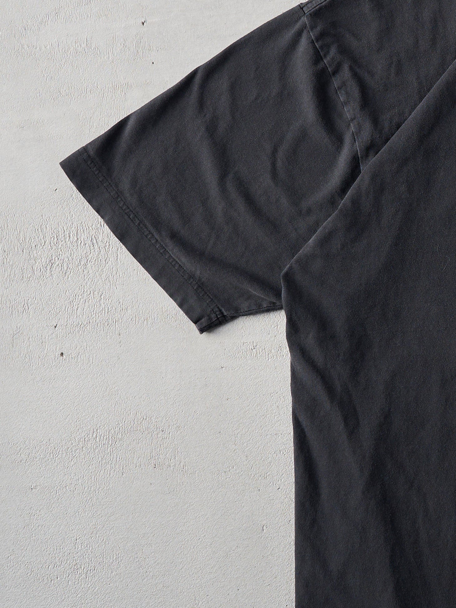 Vintage 90s Black Blank Infinity Boxy Tee (L)