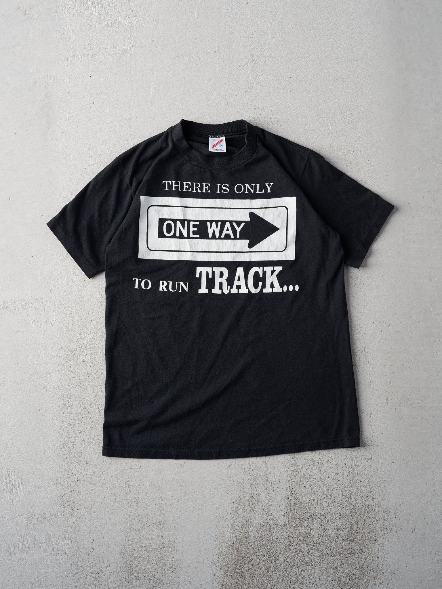 Vintage 80s Black "There Is Only One Way.." Single Stitch Tee (S)