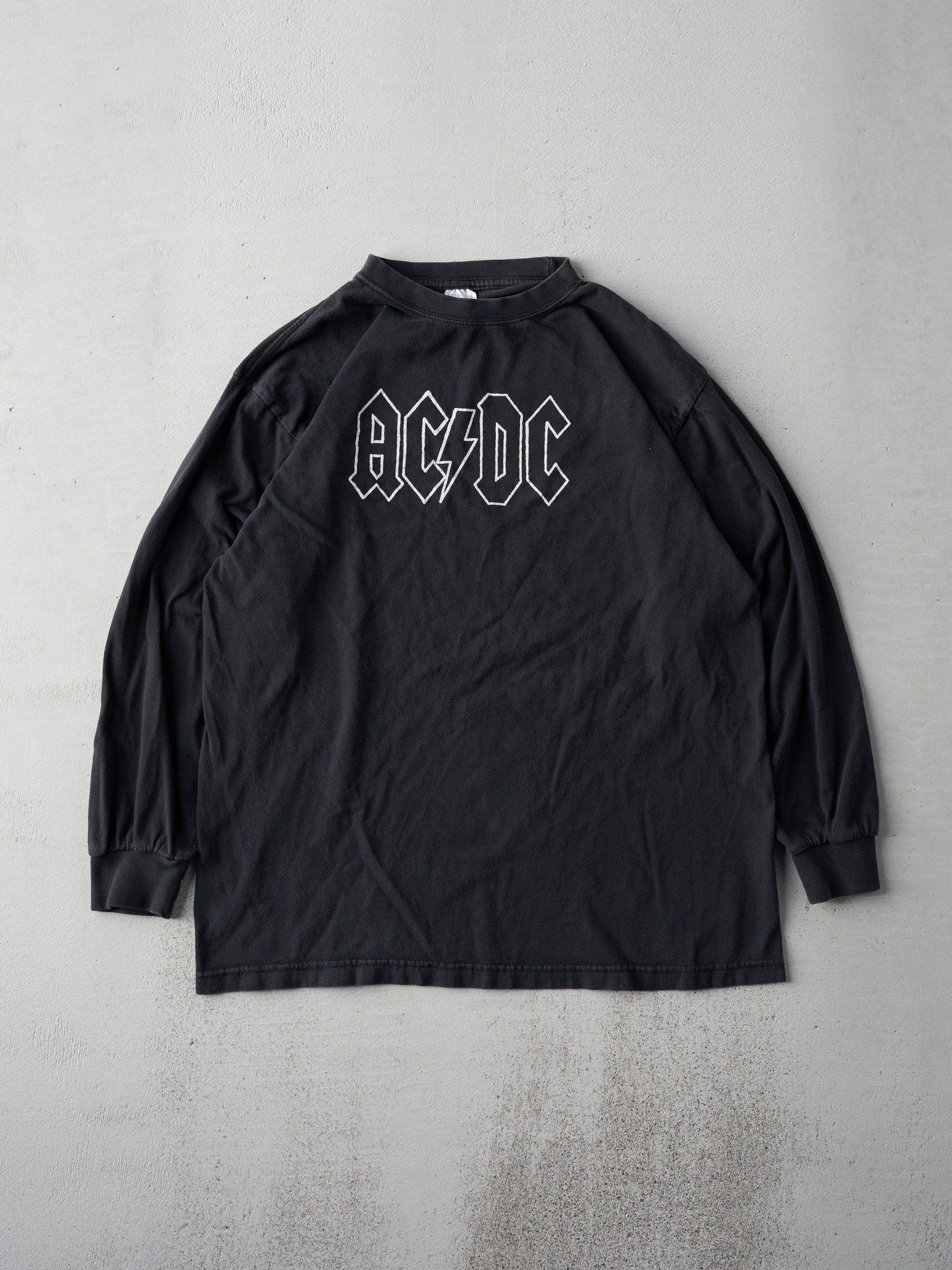 Vintage 90s Black ACDC Long Sleeve (M)