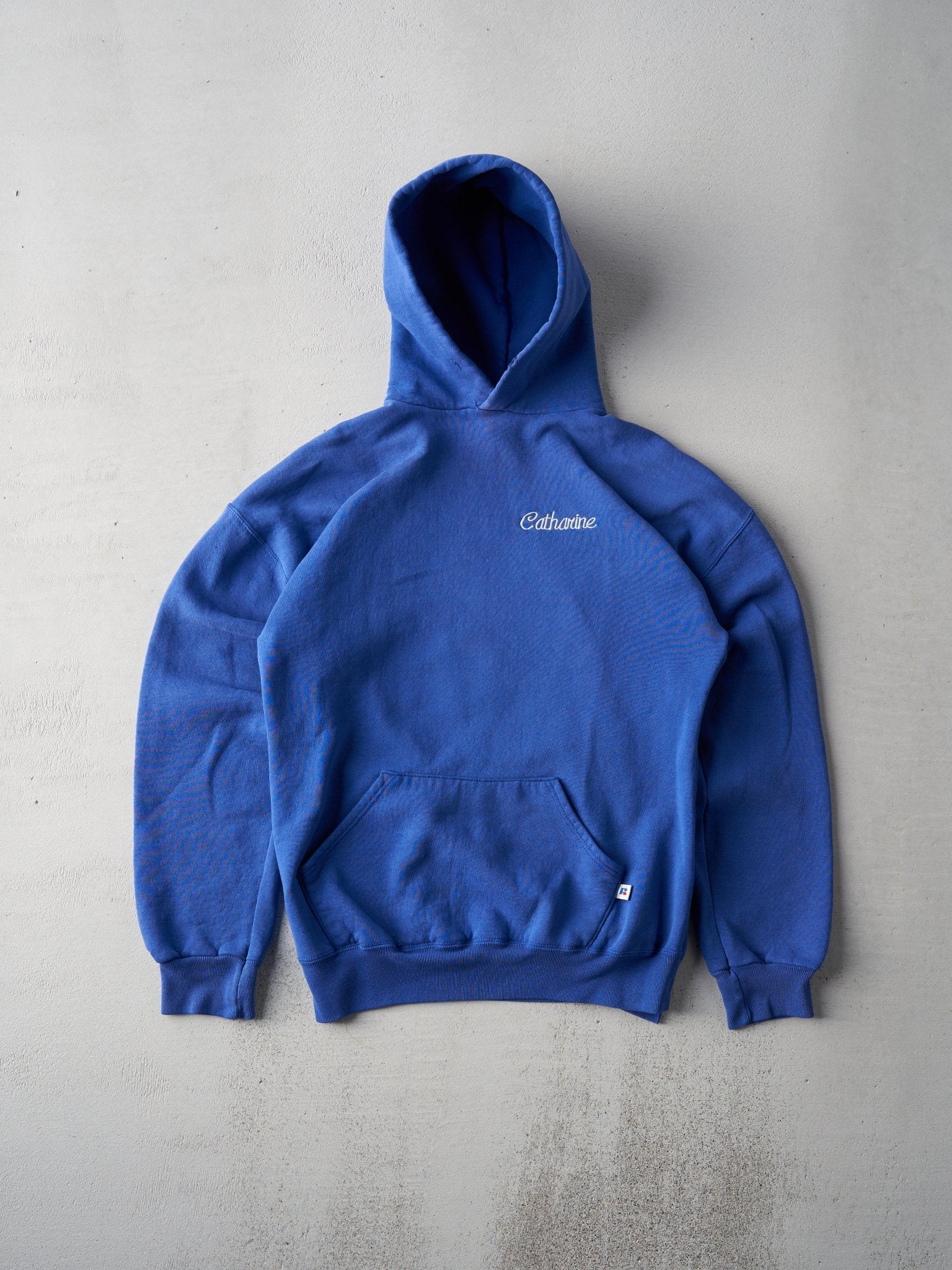 Vintage 01' Cobalt Blue Great Valley Field Hockey Russell Athletics Hoodie (L)