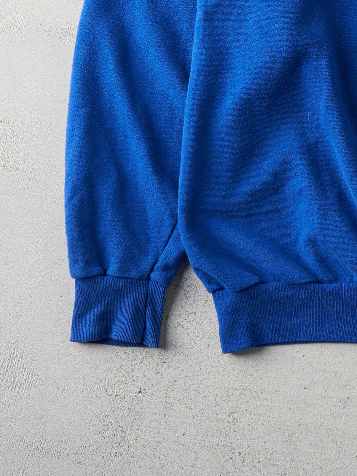 Vintage 90s Royal Blue University of Alaska Fairbanks Boxy Crewneck (L)