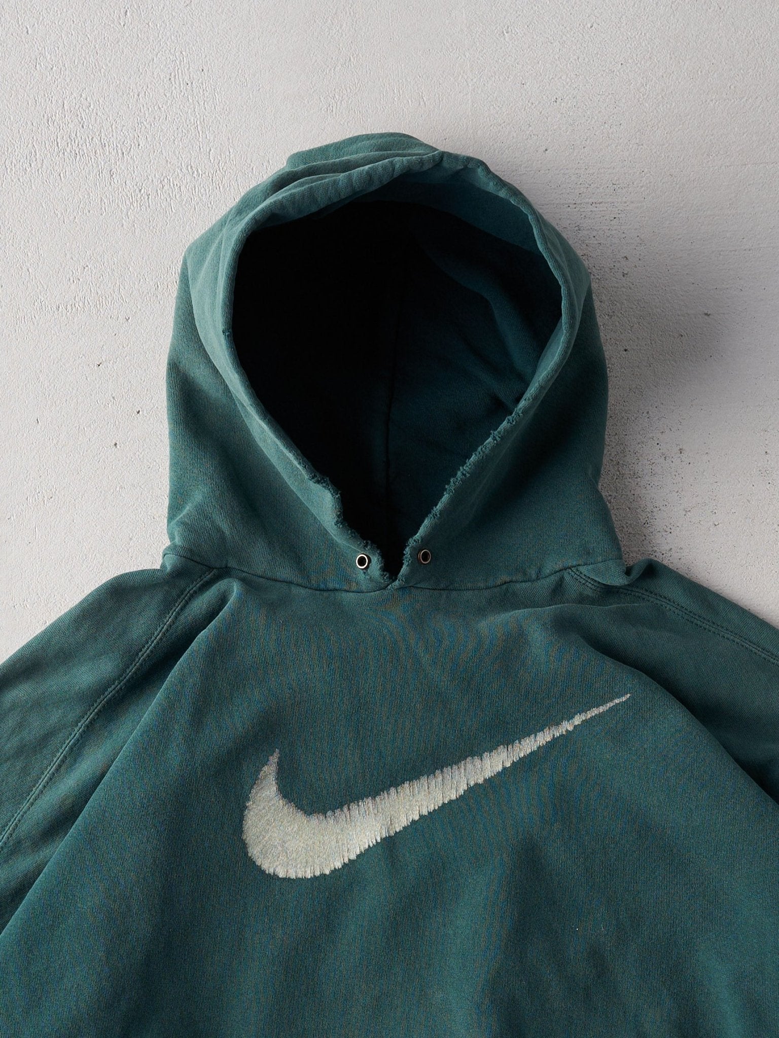 Vintage 90s Forest Green Nike Hoodie (XXL)