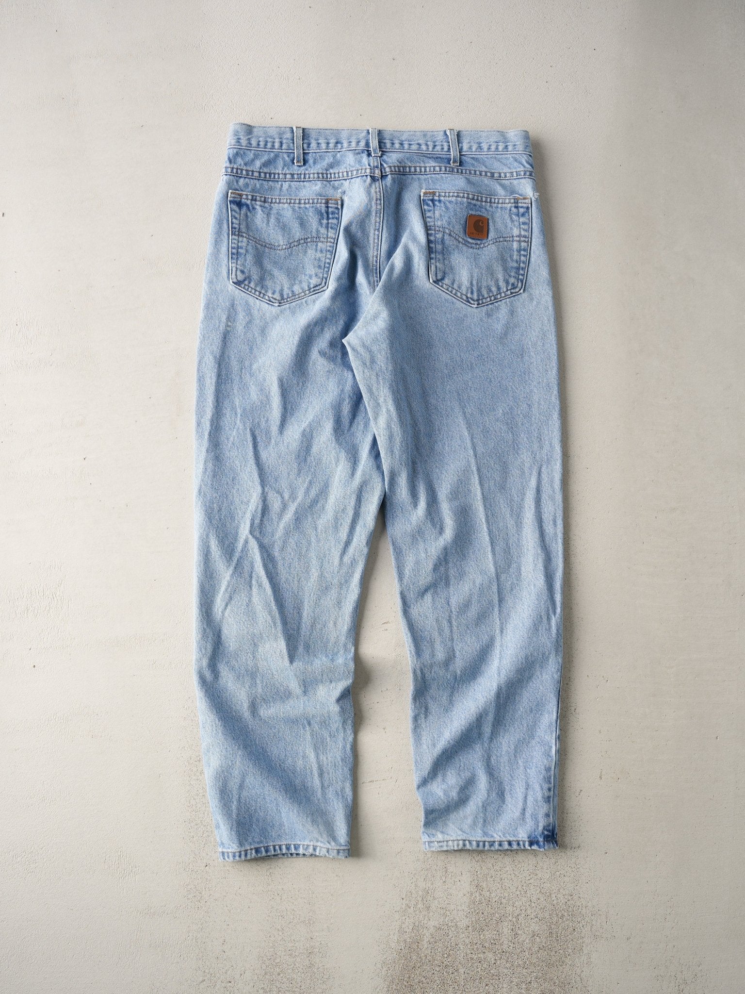 Vintage Y2K Light Wash Carhartt Relaxed Fit Jeans (35x31.5)