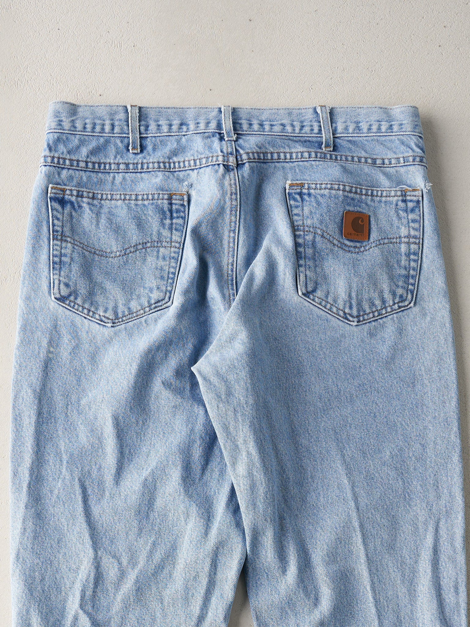 Vintage Y2K Light Wash Carhartt Relaxed Fit Jeans (35x31.5)