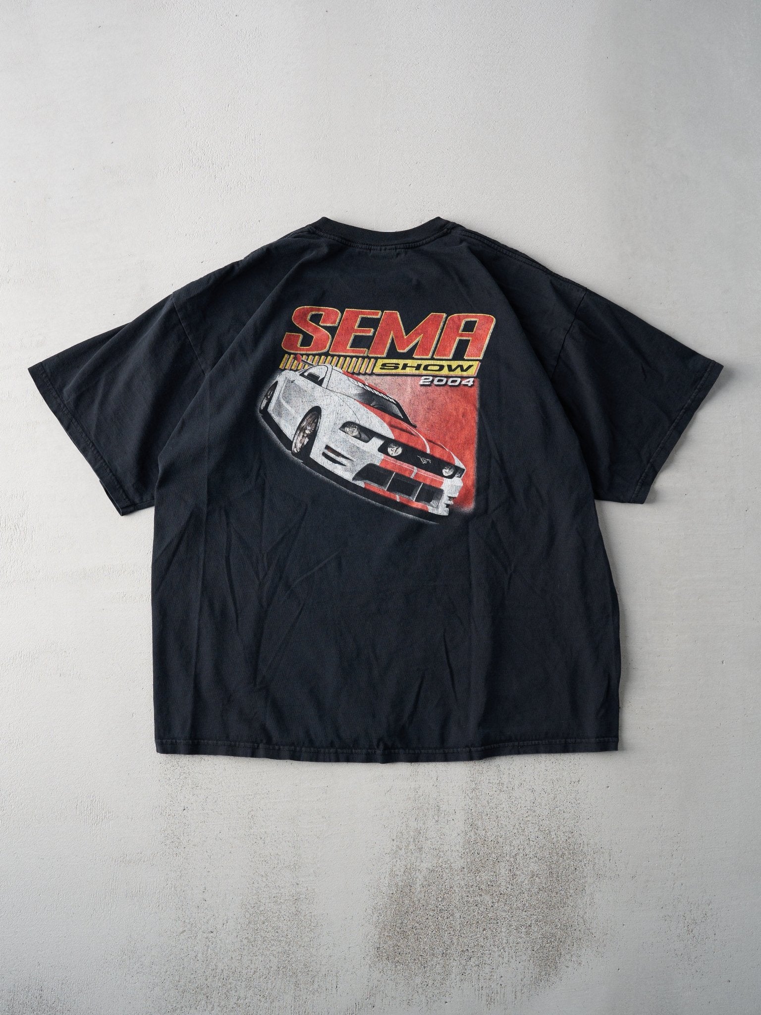 Vintage 04' Black Sema Car Show Tee (L)