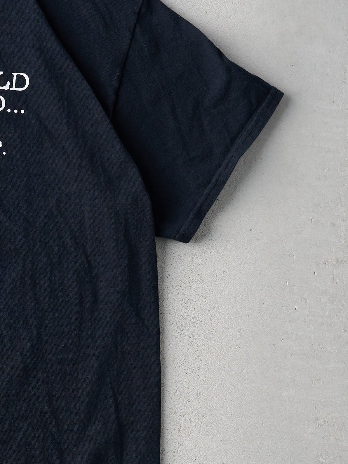Vintage Black "If People Could Read My Mind.." Tee (M)