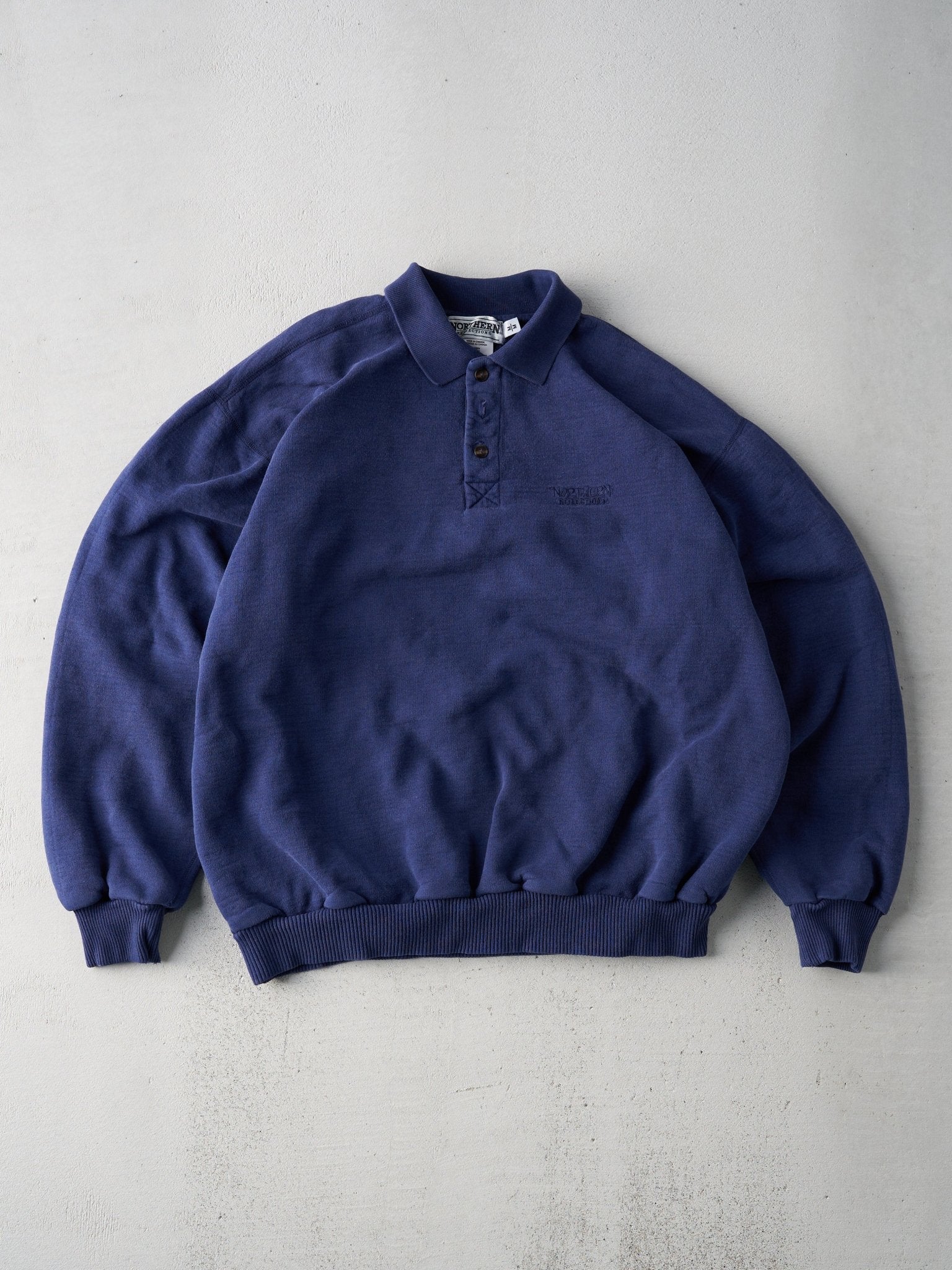 Vintage 90s Navy Northern Reflections Blank Crewneck (L)