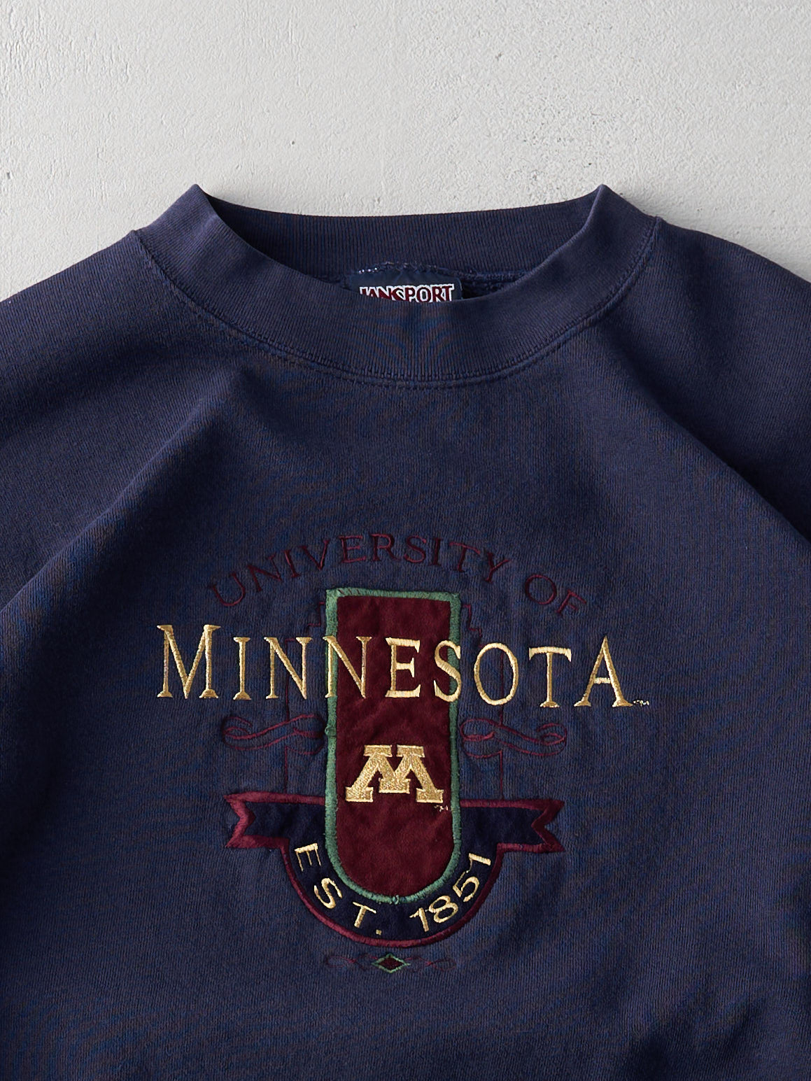 Vintage 90s Navy Blue University of Minnesota Crewneck (XXL)