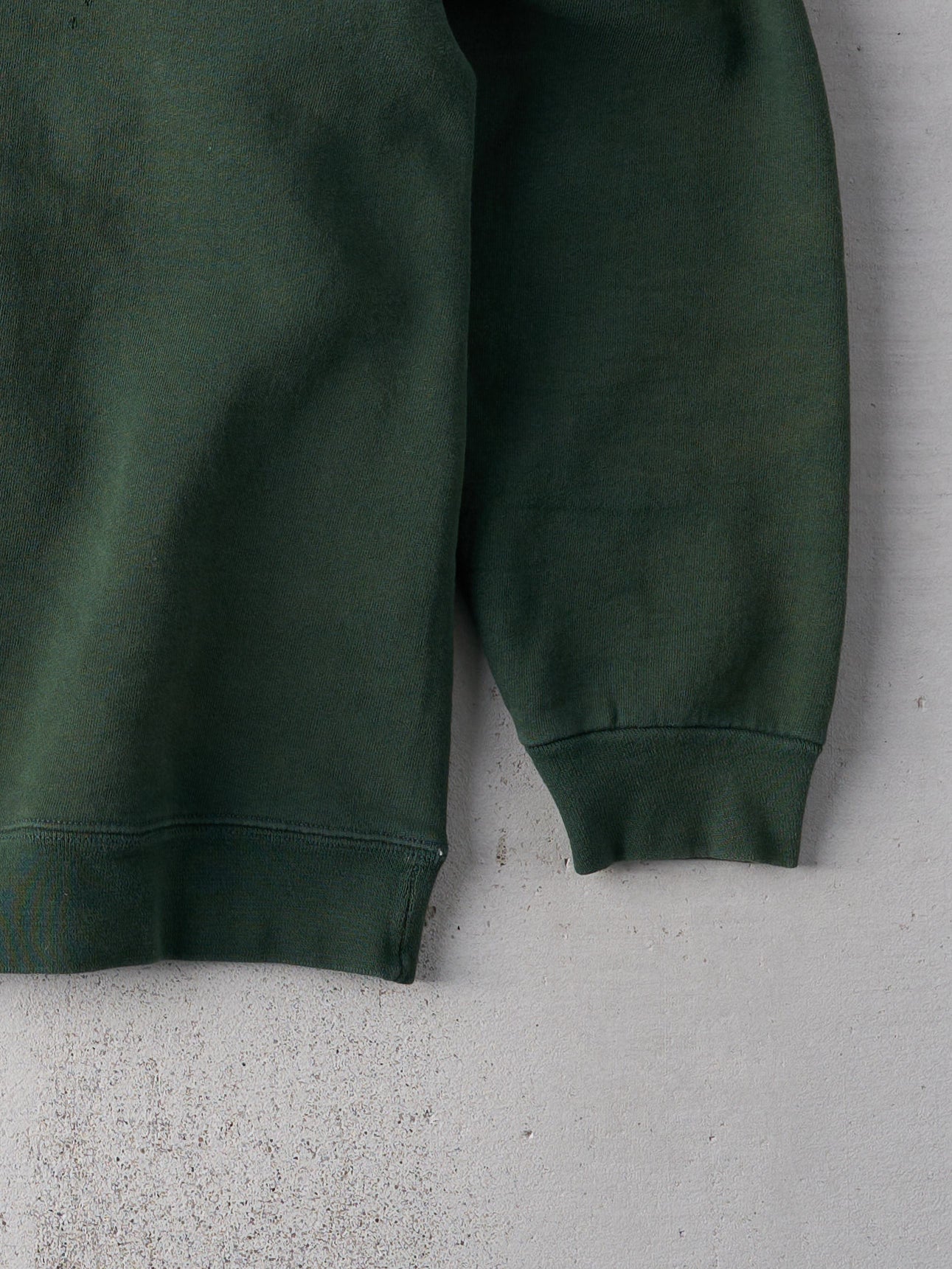 Vintage 90s Forest Green Blank Crewneck (L)