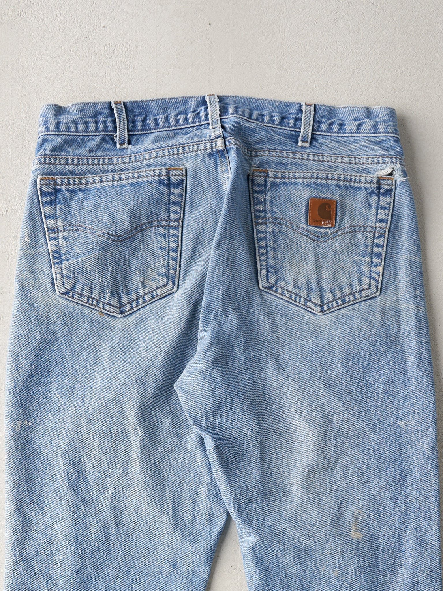 Vintage 90s Light Wash Carhartt Traditional Fit Jeans (34x29)