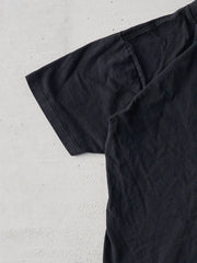 Vintage 90s Black Single Stitch Blank Pocket Tee (S)