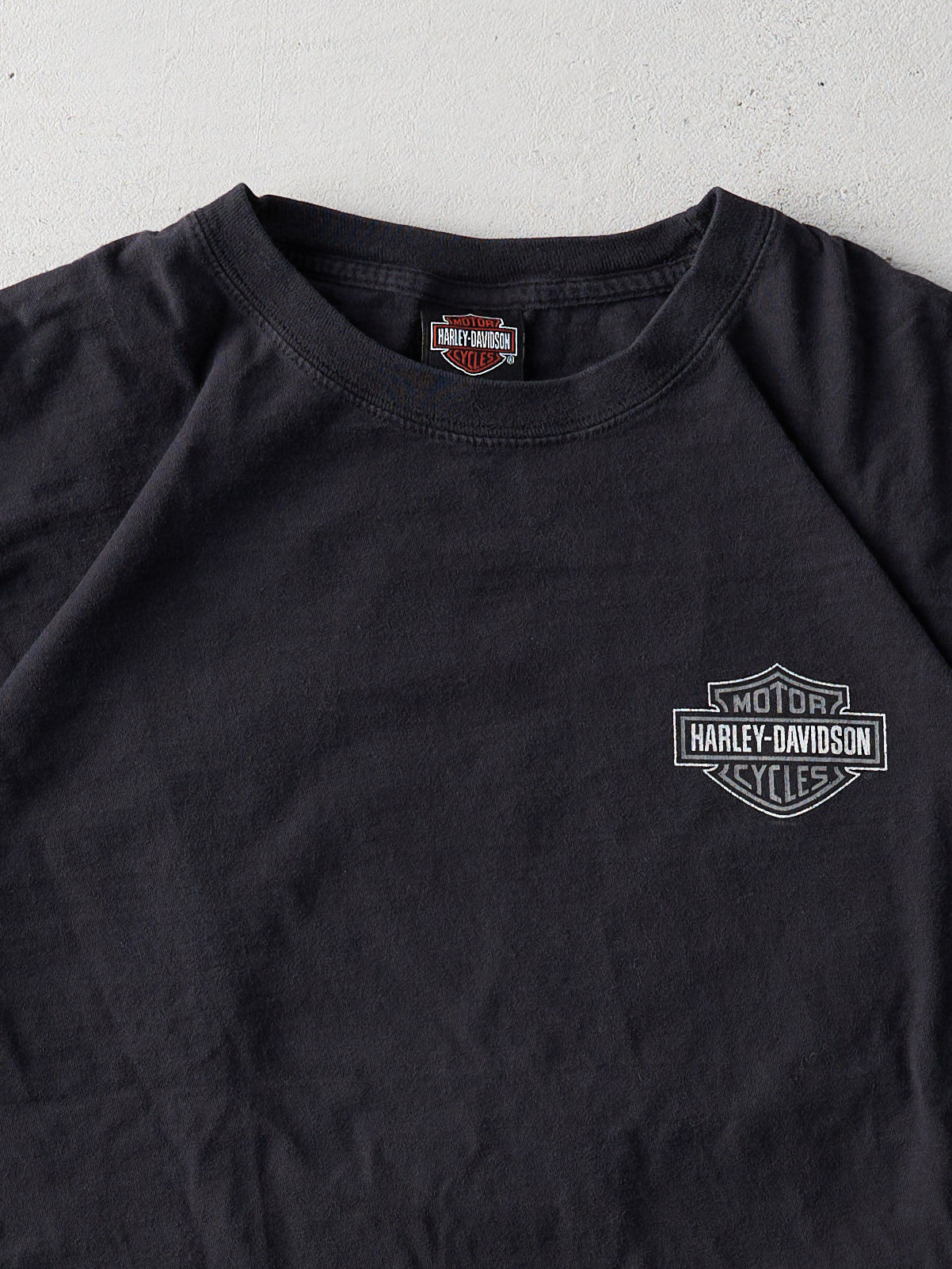 Vintage Black Harley Davidson New York Tee (L)