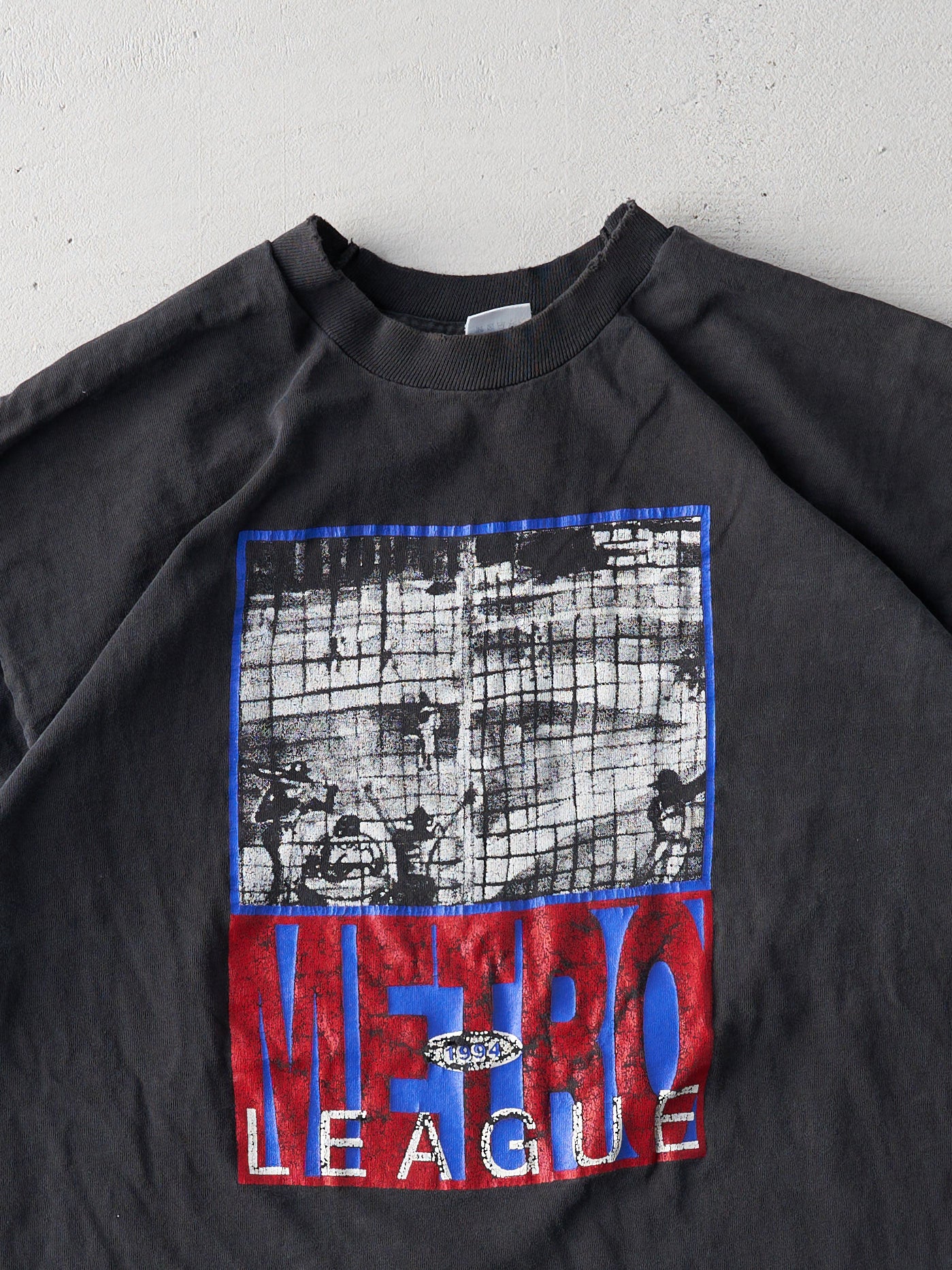 Vintage 94' Black Metro League Single Stitch Tee (M)